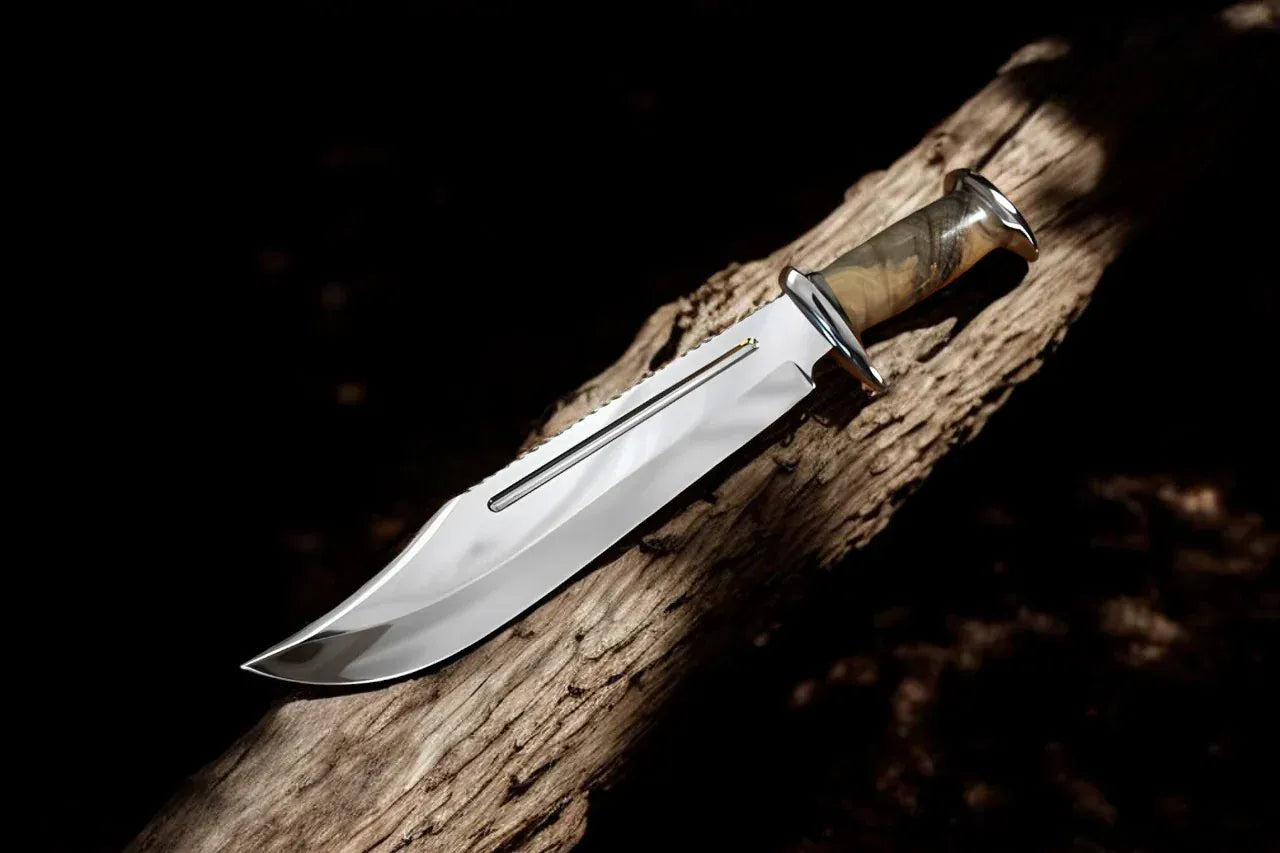 cskforged Hunting knives Crocodile Dundee Bowie Knife - Handmade 440C Steel by cskforged