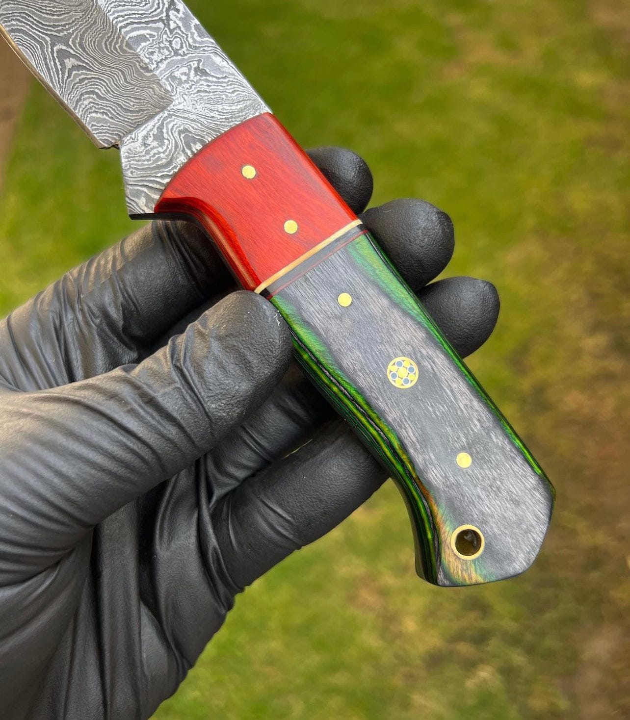 cskforged Hunting knives Custom Handmade Damascus Steel Fixed Blade Hunting Knife