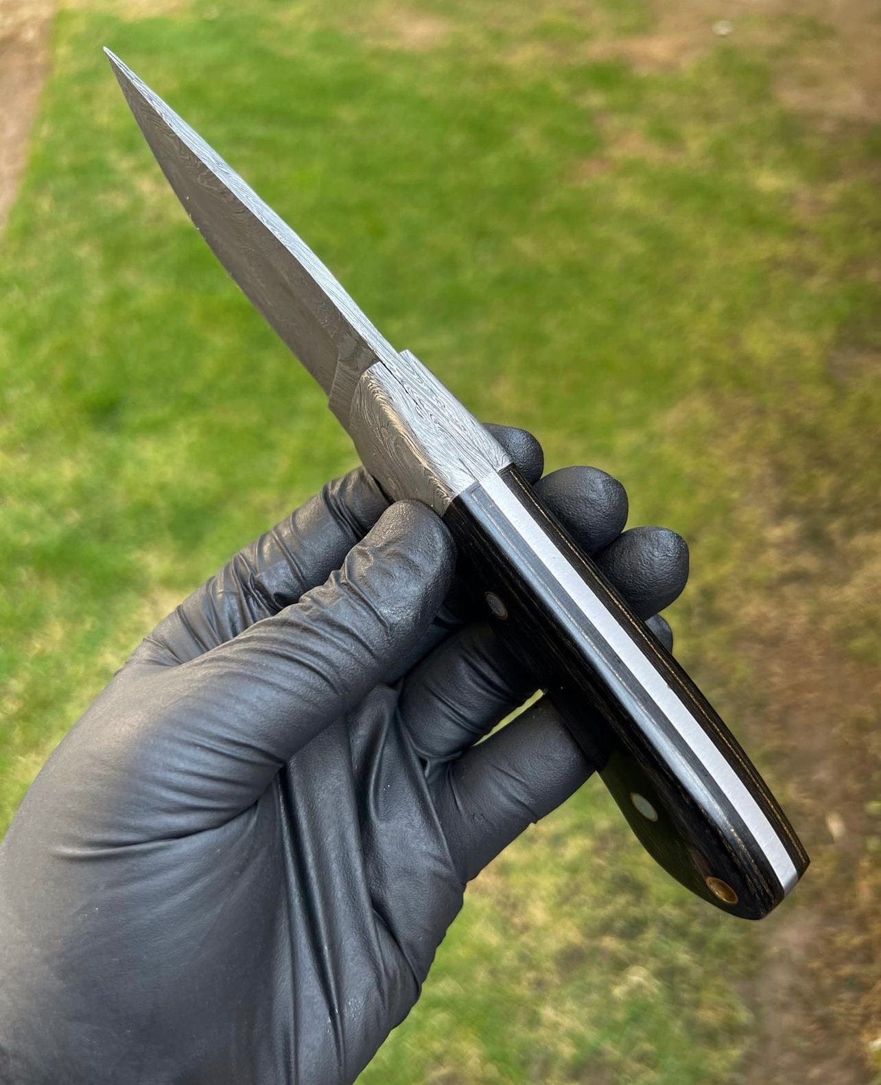 cskforged Hunting knives Custom Handmade Damascus Steel Fixed Blade Hunting Knife