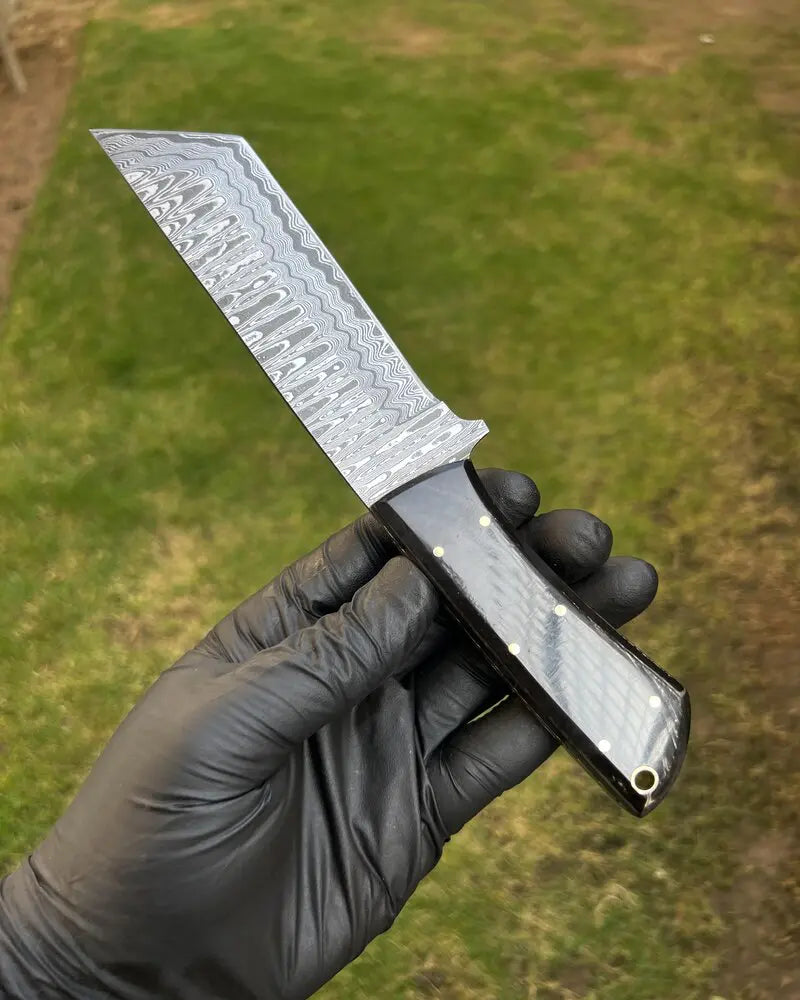 cskforged Hunting knives Damascus Handmade Tanto knife