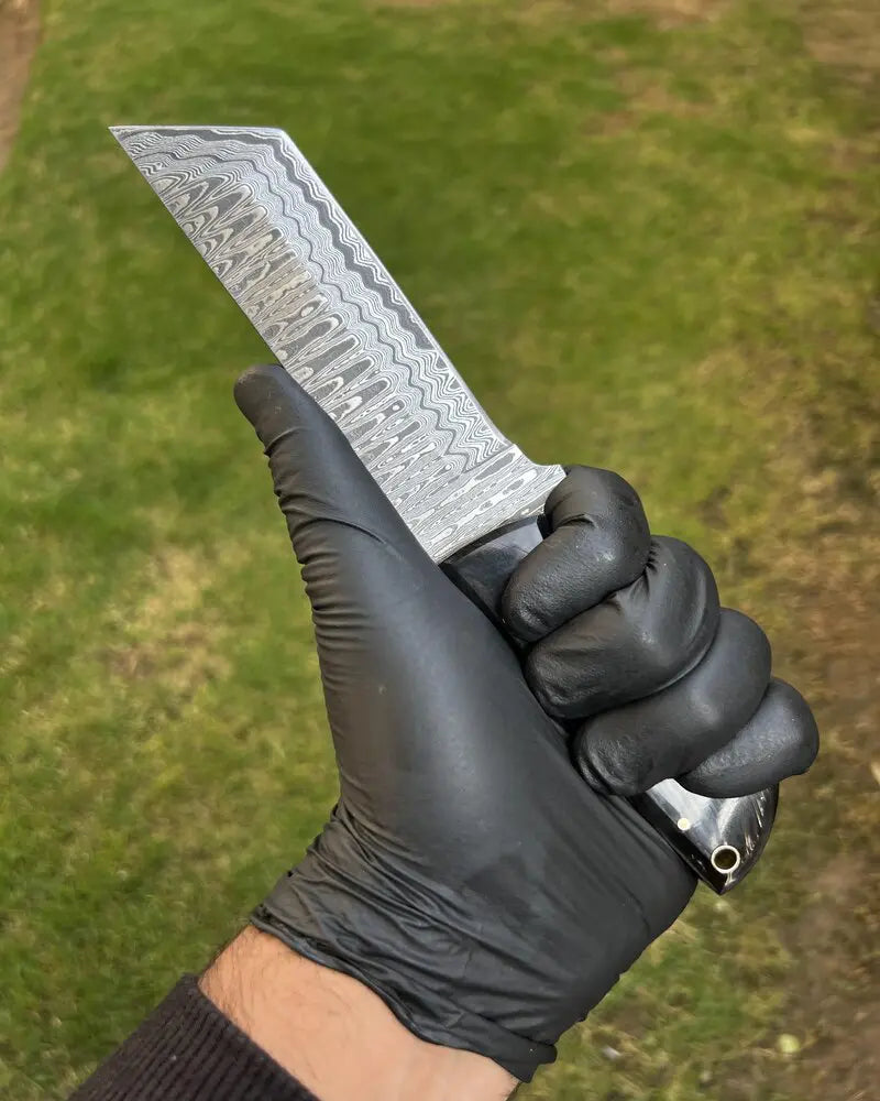 cskforged Hunting knives Damascus Handmade Tanto knife