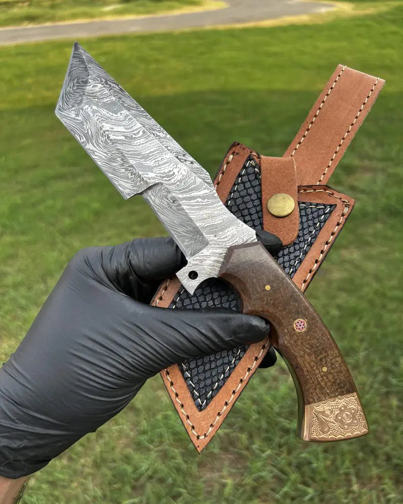 cskforged Hunting knives Damascus Hunting Buffalo knife