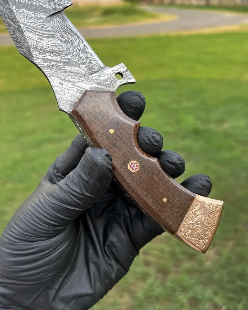 cskforged Hunting knives Damascus Hunting Buffalo knife