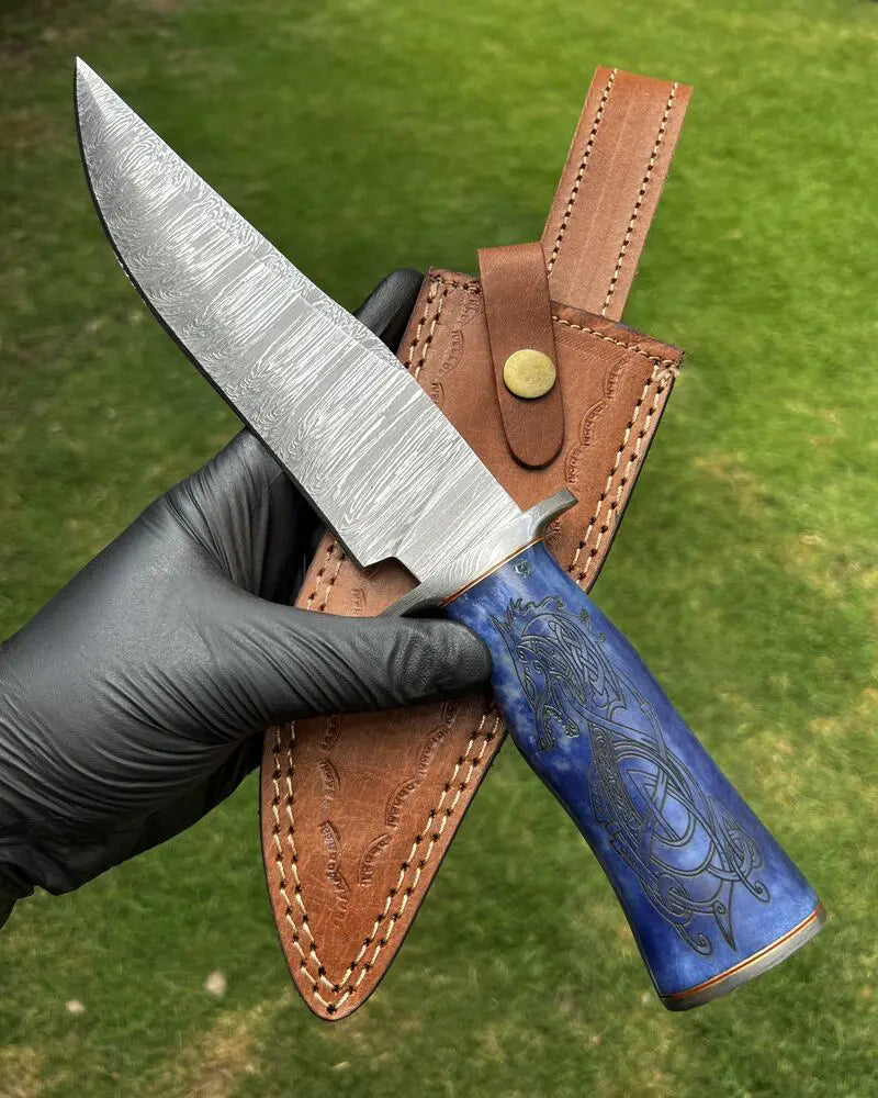 cskforged Hunting knives Damascus Hunting Knife