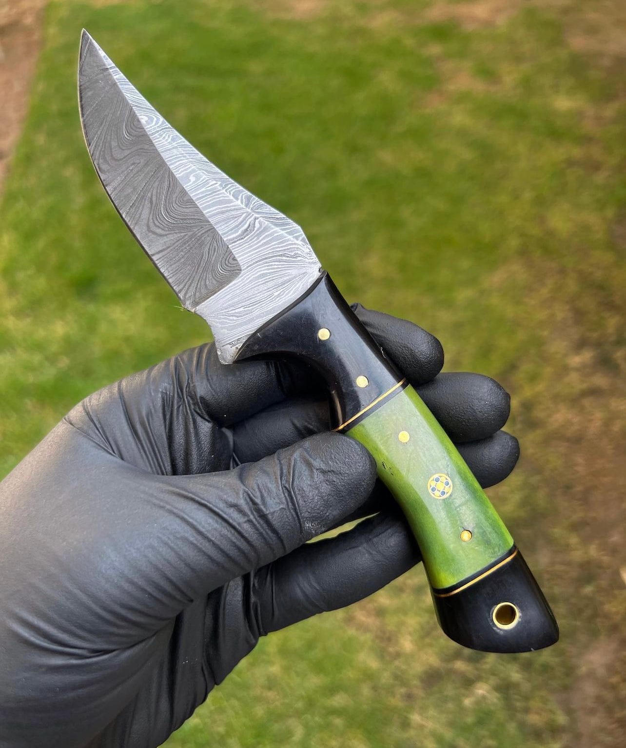 cskforged Hunting knives Damascus Steel Fixed Blade Hunting Knife