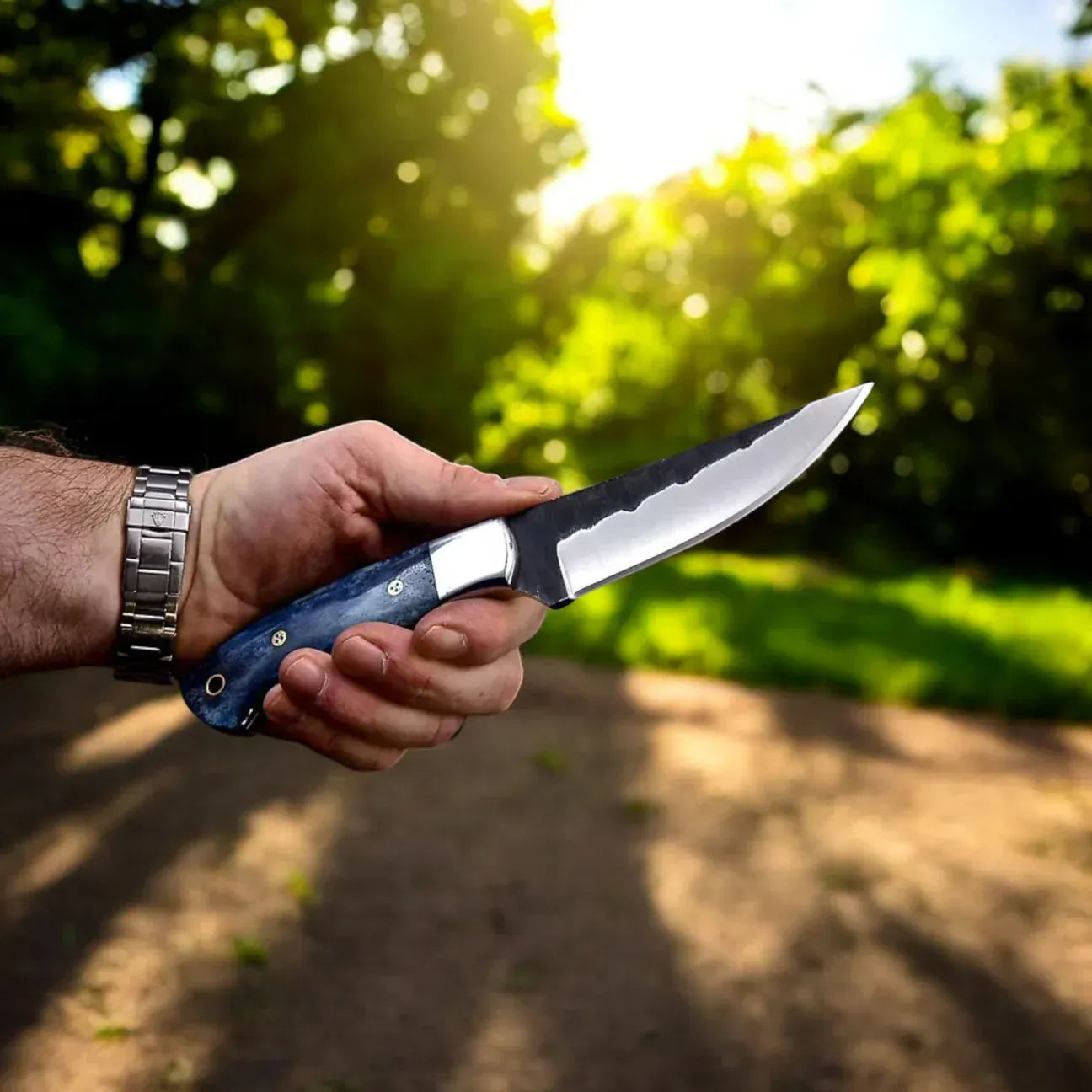 cskforged Hunting knives Fixed Blade Hunting Knife With Camel Bone Handle