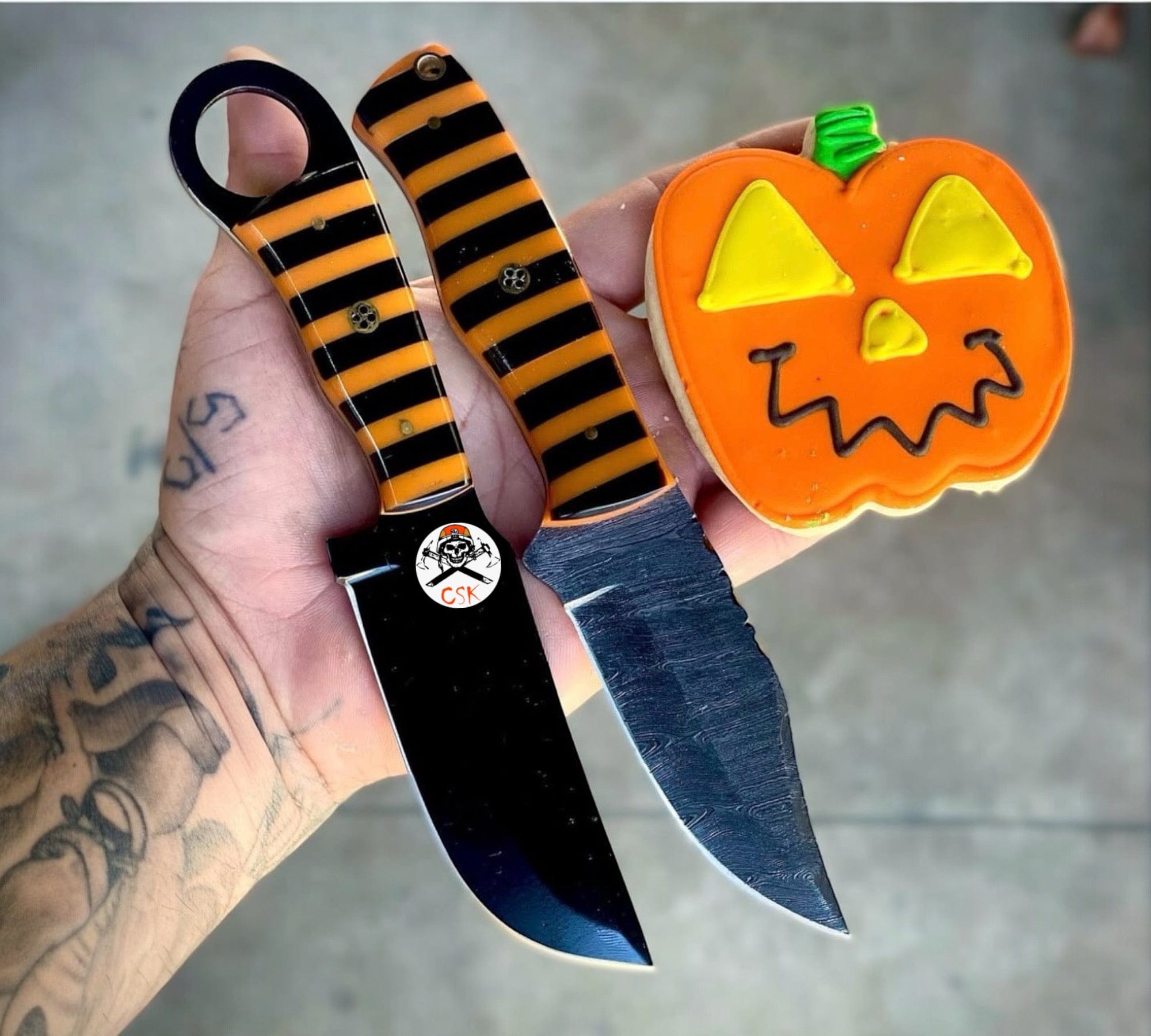 cskforged Hunting knives Halloween Custom Hunting Knife Set