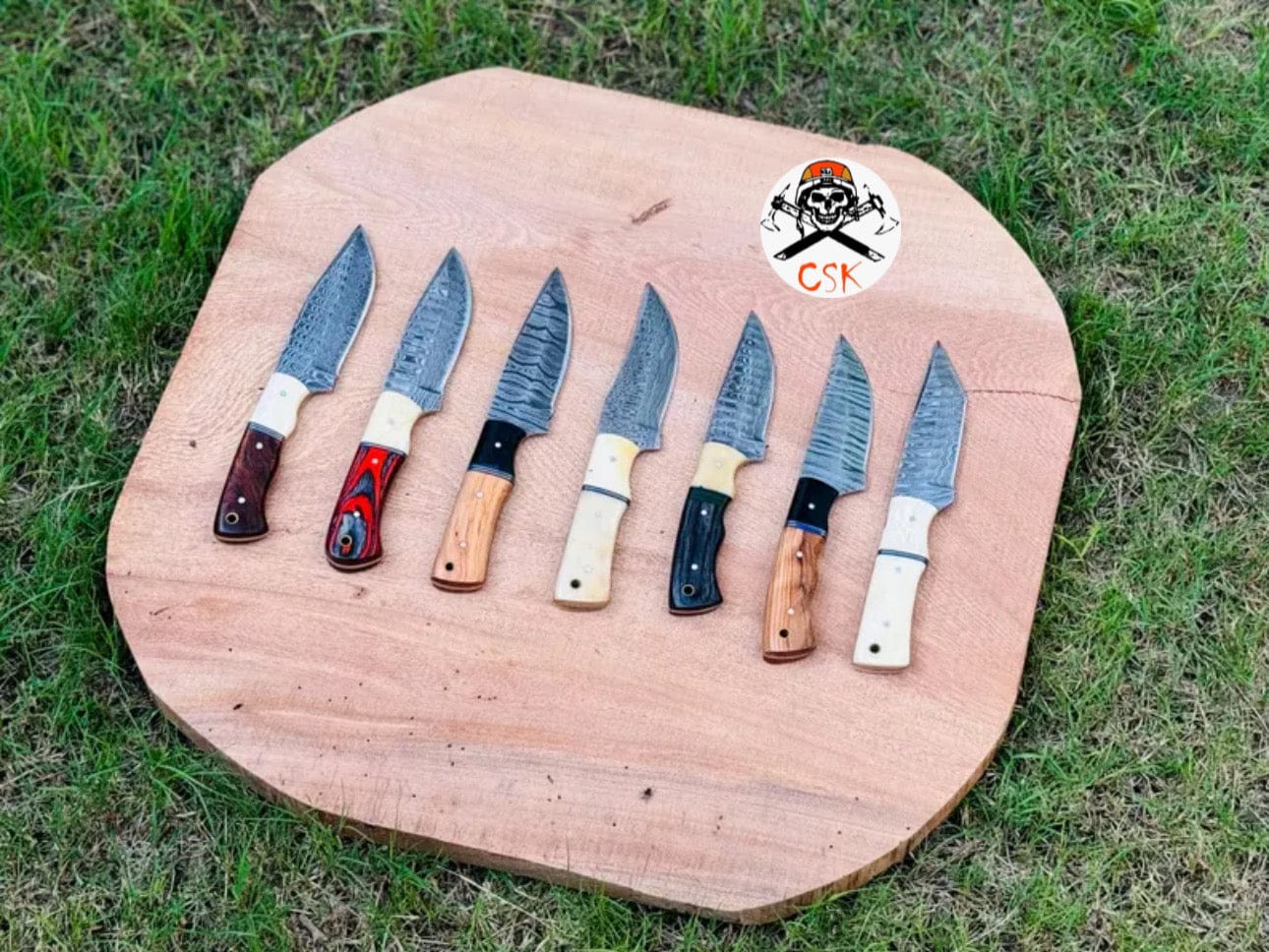 cskforged Hunting knives Hand-Forged Damascus Hunting Knives | Custom Handmade Blades for Outdoor Adventure