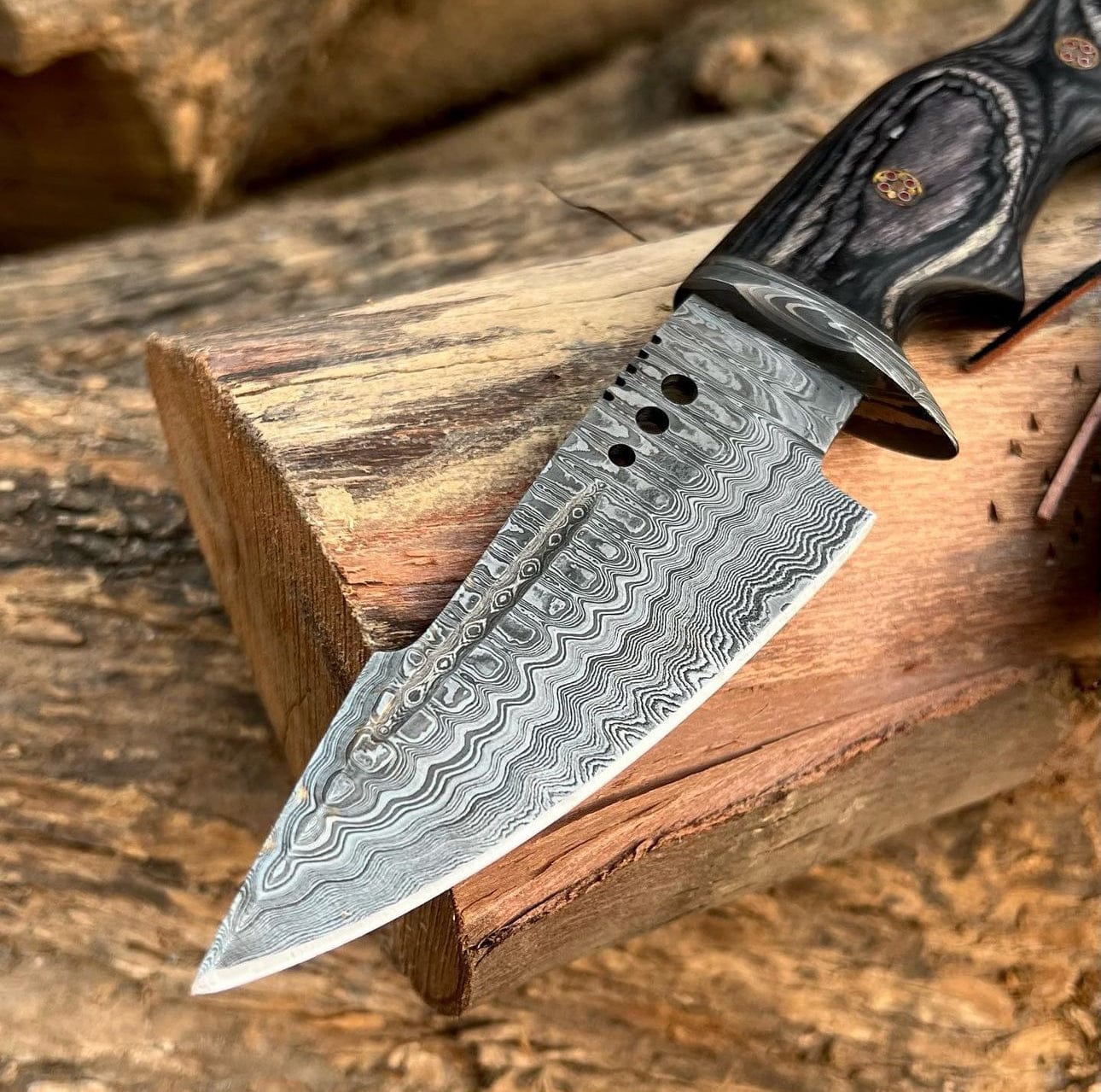 cskforged Hunting knives Handmade Damascus Steel Hunting Knife