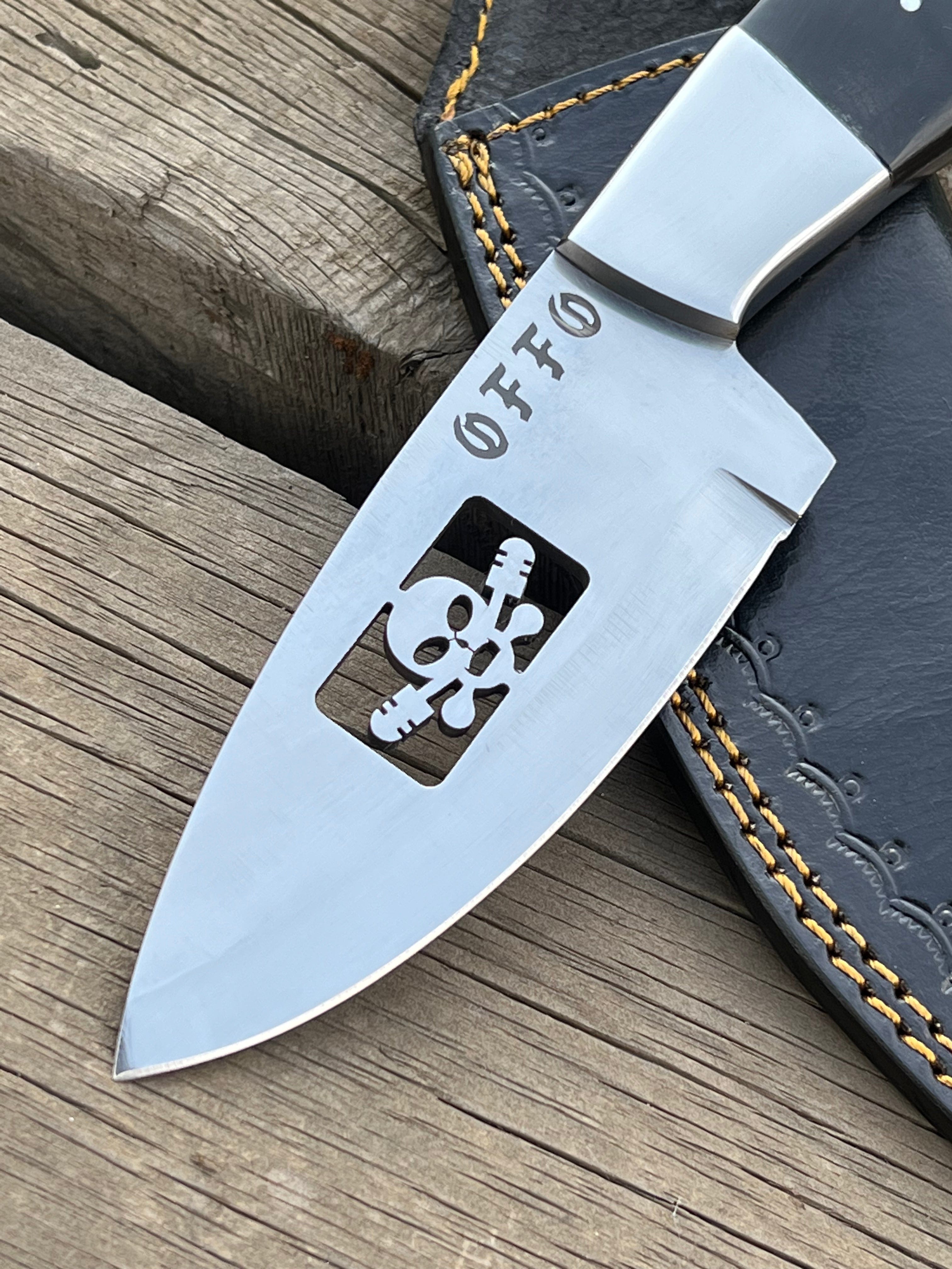 cskforged Hunting knives New Full Tang  Handmade J2 Steel Blade Hunting Knives