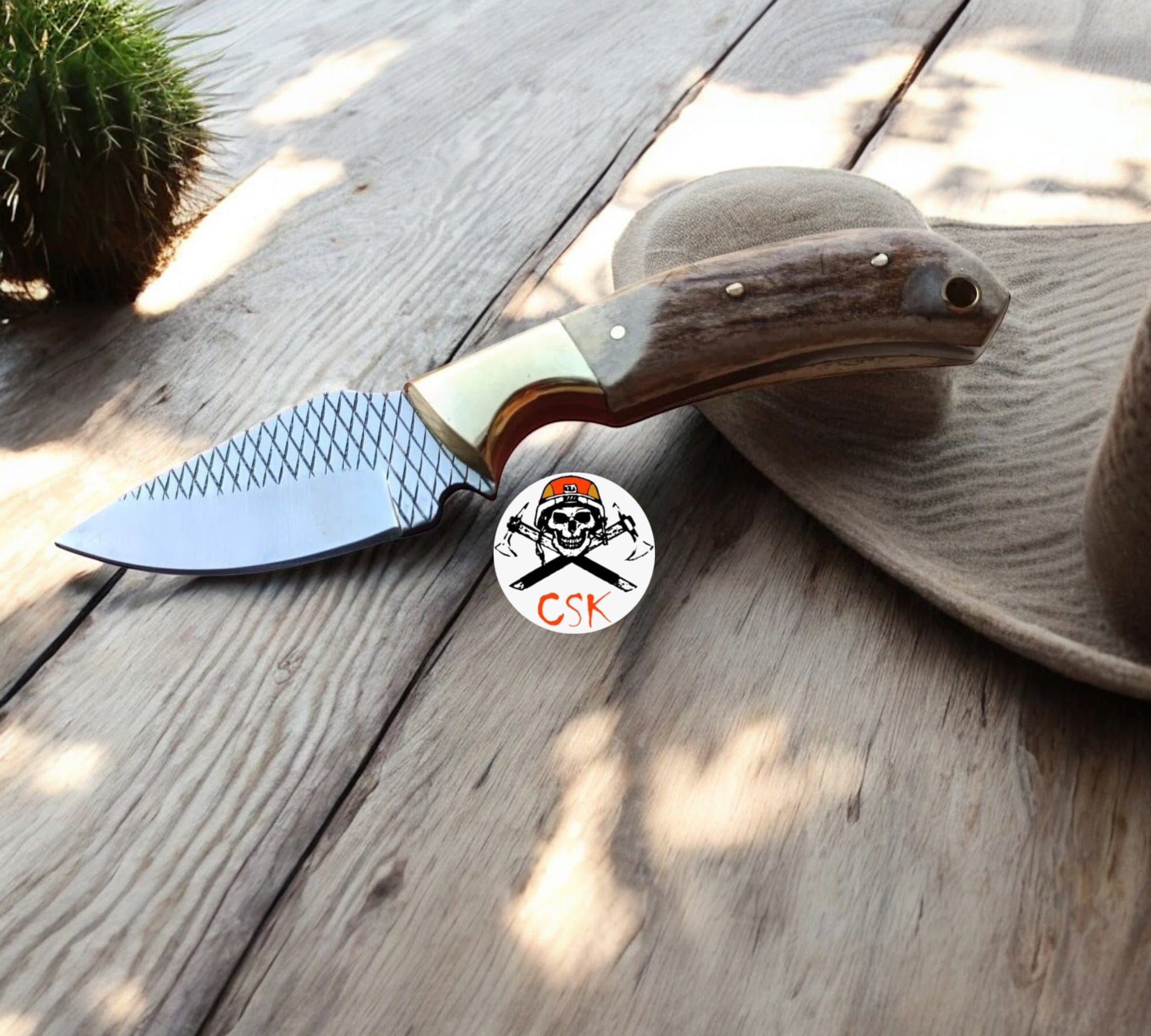 cskforged Hunting knives Ranger's Legacy Handmade Cowboy Knife With Rustic Elegance