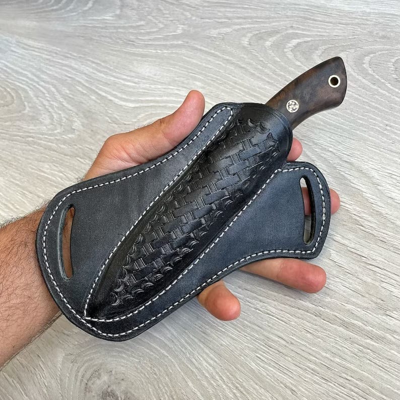 cskforged Hunting knives REAL DAMASCUS Hunting Knife Wenge Wood Handle - 150 Layers - Blacksmith Made - Camping Knife - Damascus Steel Knife - Survival Knife
