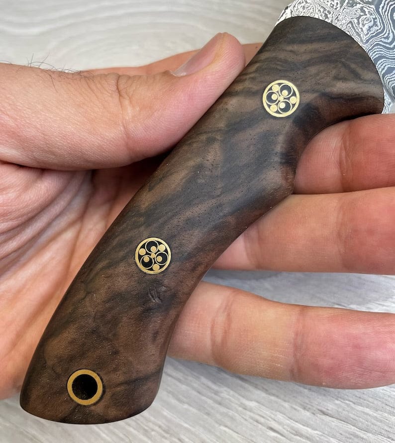 cskforged Hunting knives REAL DAMASCUS Hunting Knife Wenge Wood Handle - 150 Layers - Blacksmith Made - Camping Knife - Damascus Steel Knife - Survival Knife