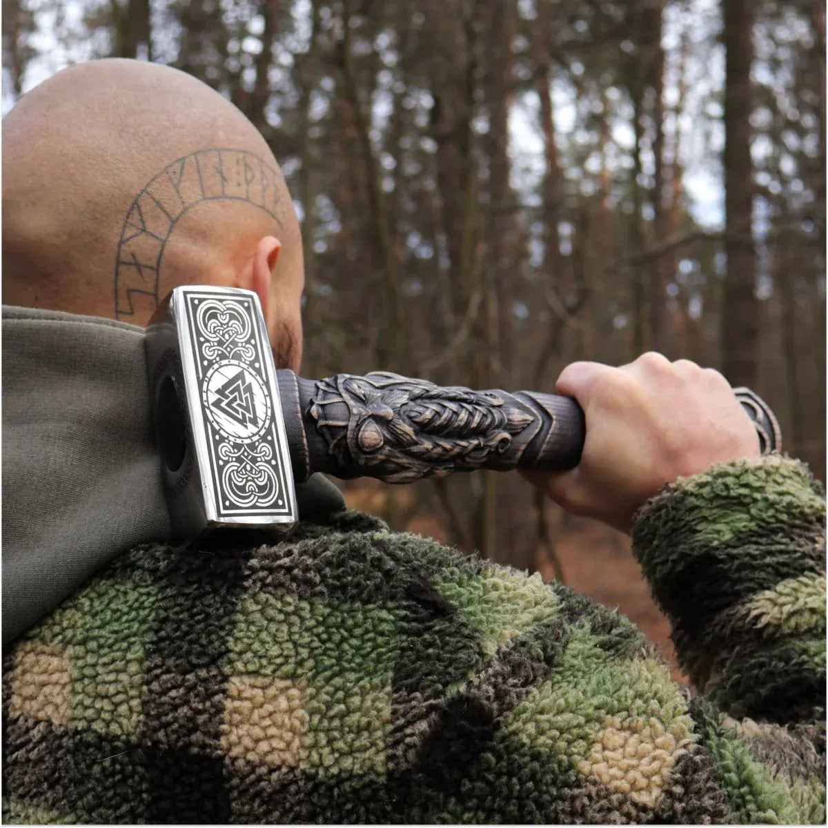 cskforged Hunting knives Without Engraving Viking Hammer