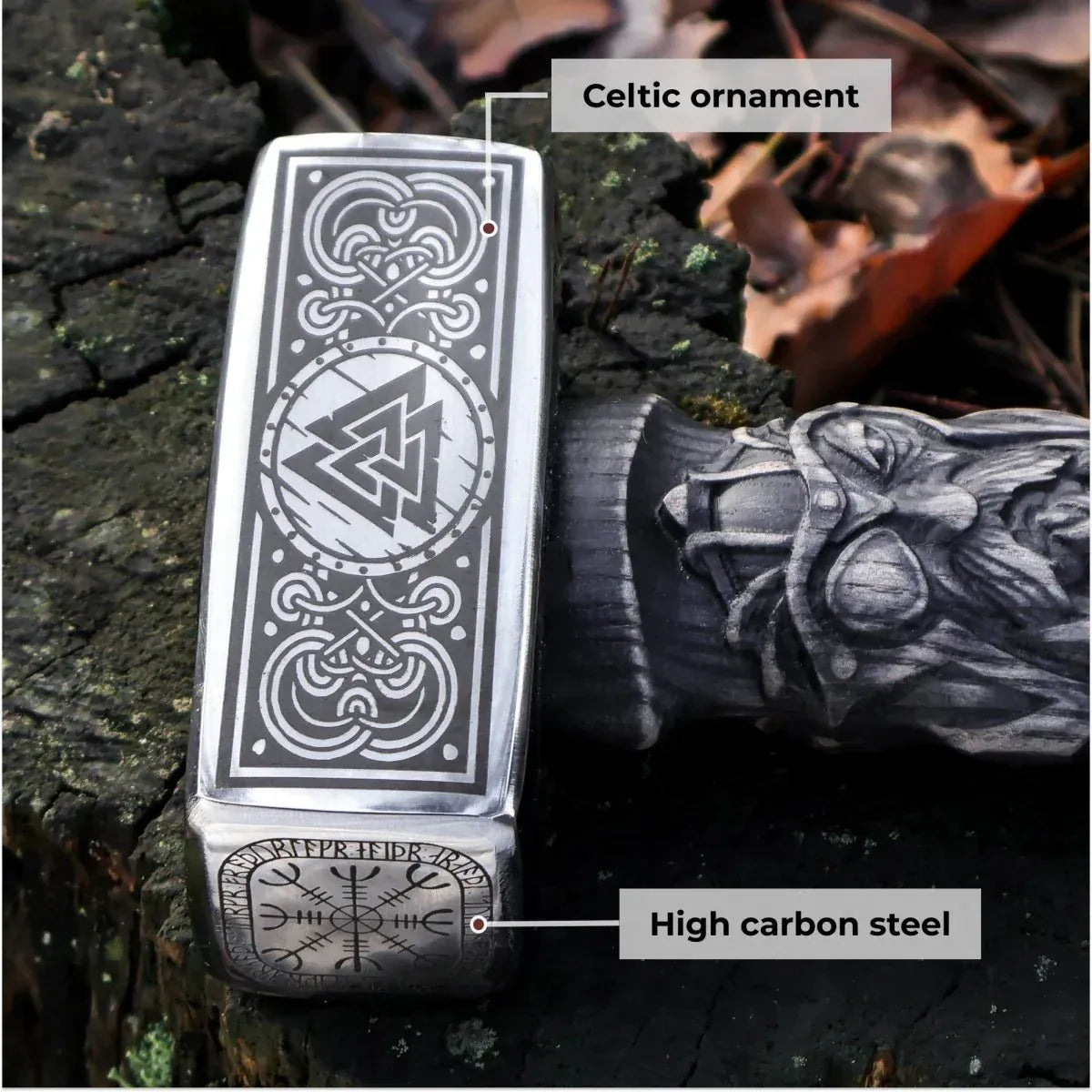cskforged Hunting knives Without Engraving Viking Hammer