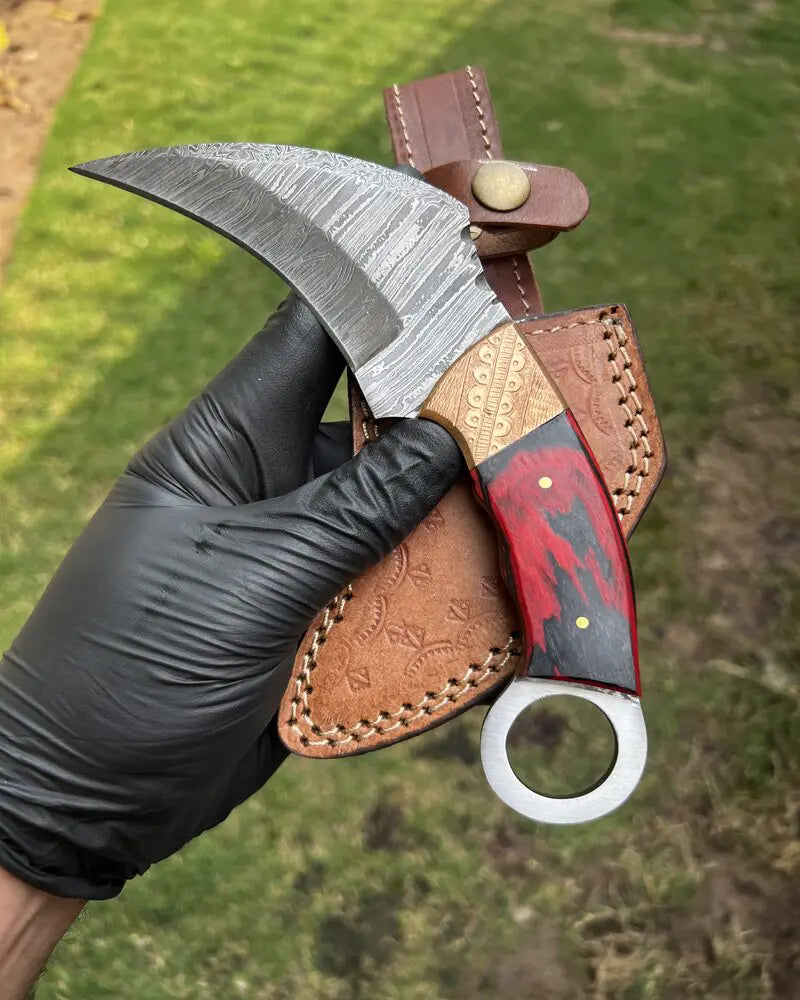 cskforged Karambit Damascus Karambit knife
