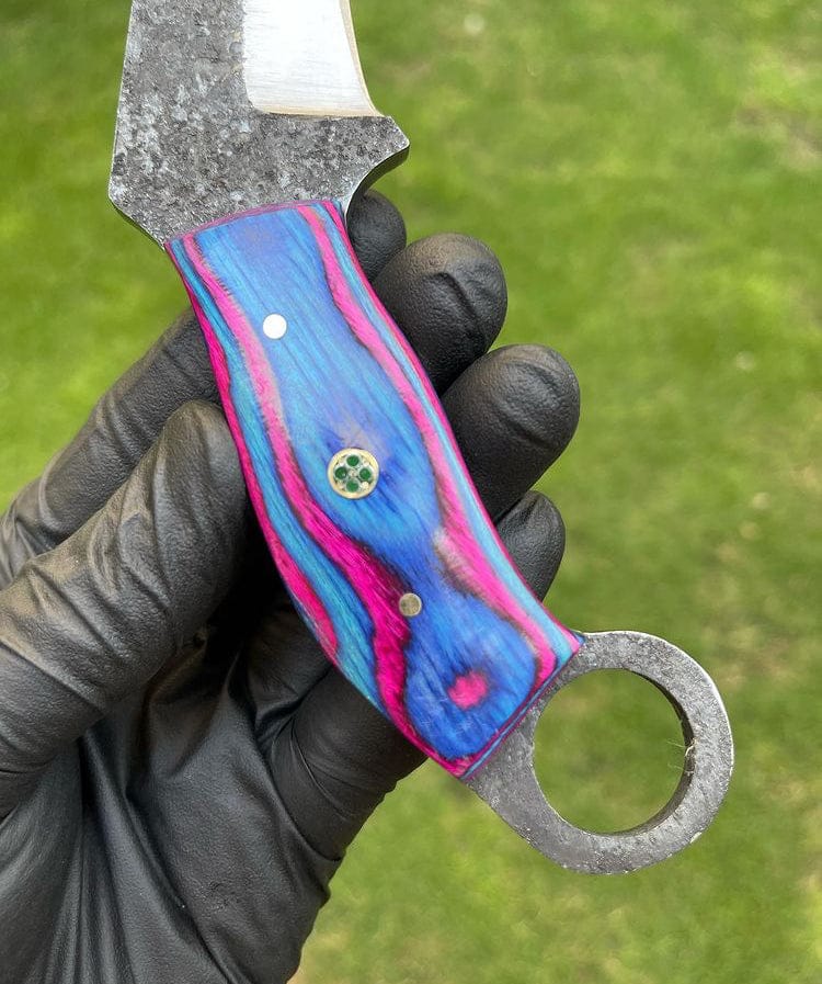 cskforged Karambit Handmade 1095 steel karambit Neck knife
