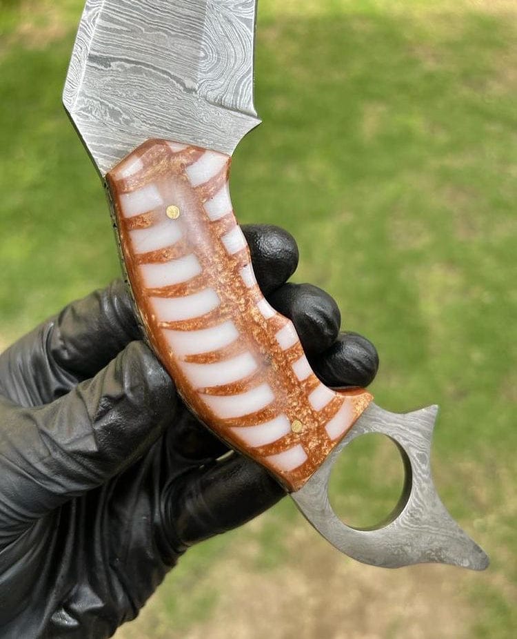 cskforged Karambit Handmade Damascus karambit knife