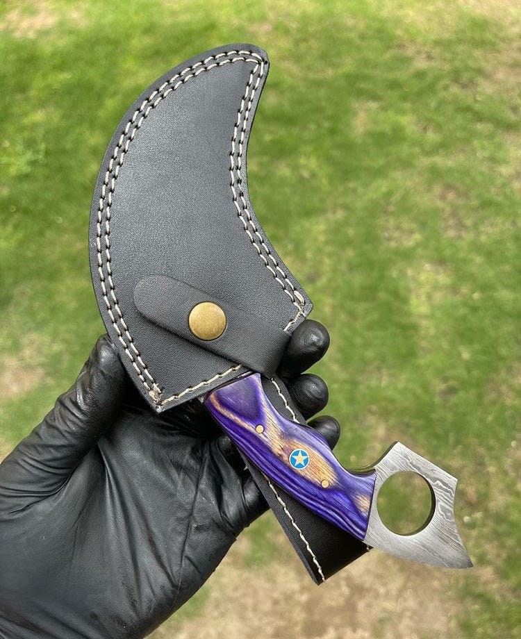cskforged Karambit Handmade Damascus karambit knife