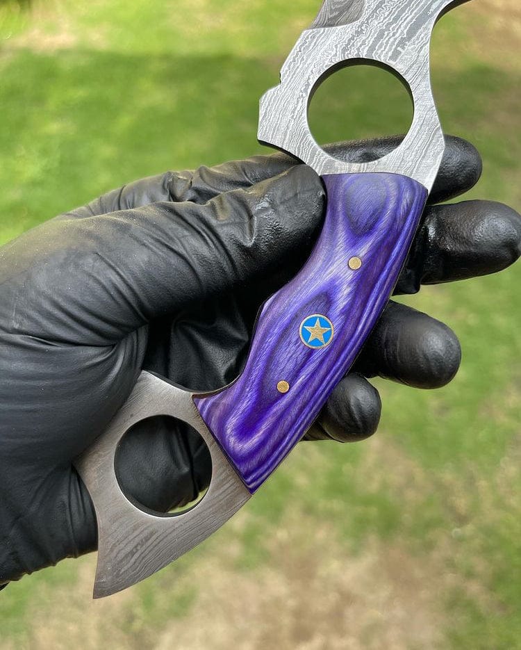 cskforged Karambit Handmade Damascus karambit knife
