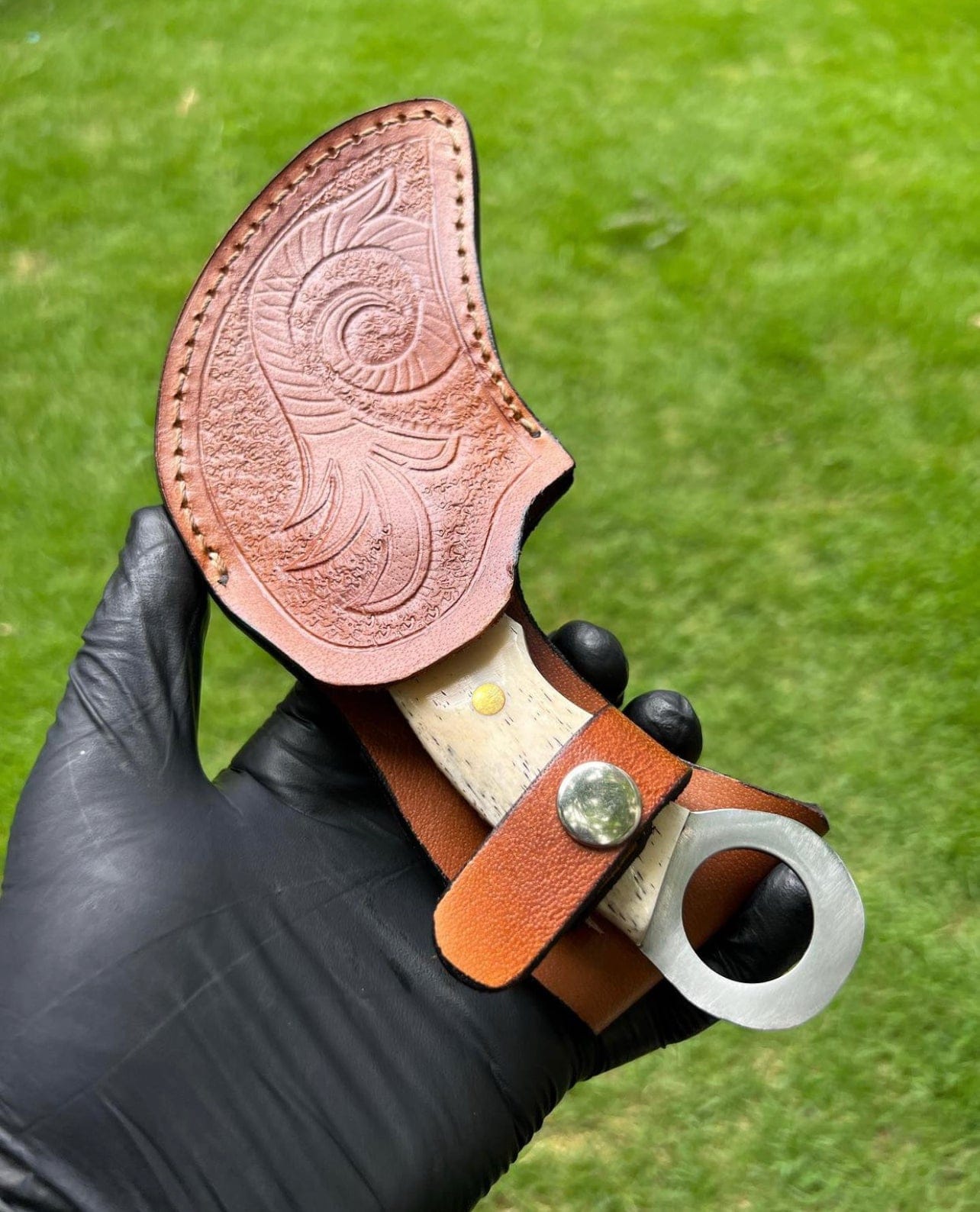 cskforged Karambit Handmade Damascus karambit knife