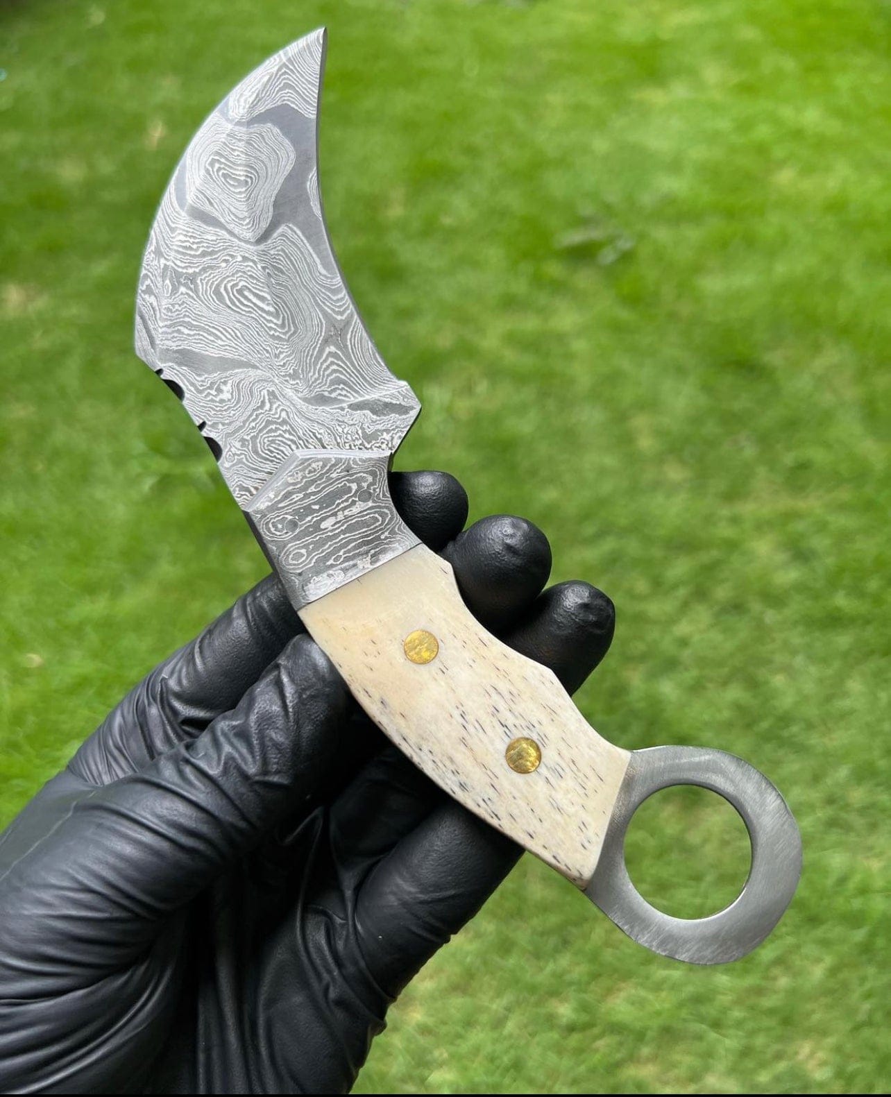 cskforged Karambit Handmade Damascus karambit knife