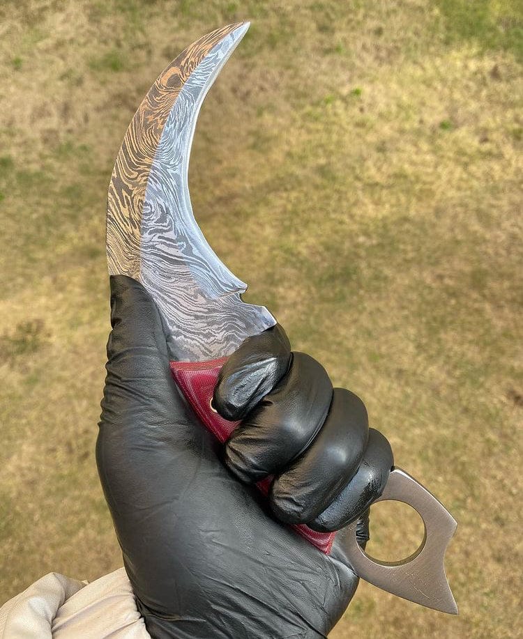 cskforged Karambit Handmade Damascus steel karambit knife