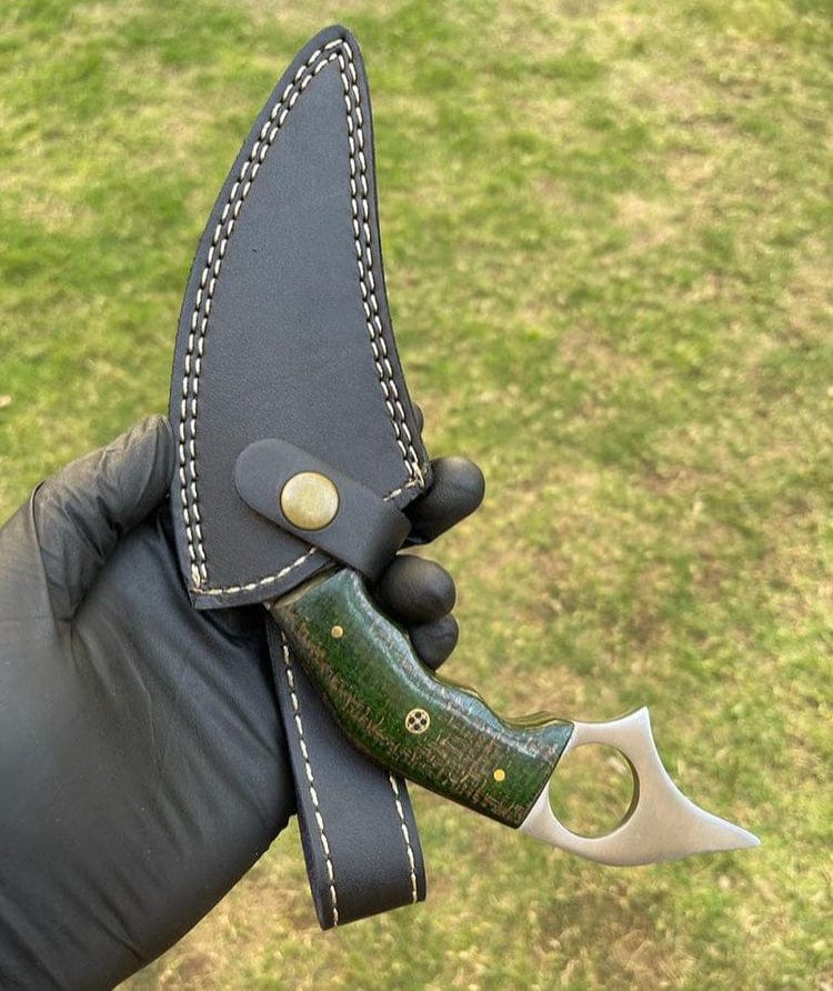 cskforged Karambit Handmade Damascus steel karambit knife