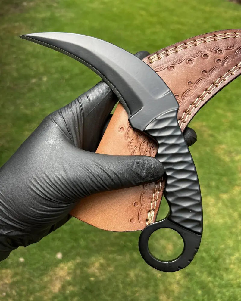 cskforged Karambit Karambit knife – Black EDC / Powder Coated
