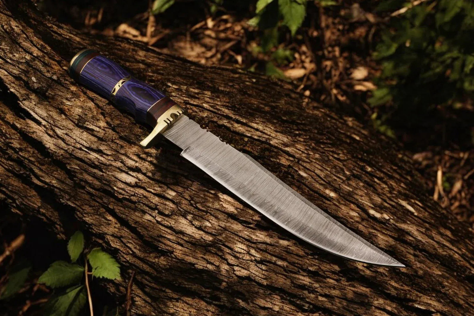 cskforged Knife Custom Handmade Big Knife with Damascus Steel Blade