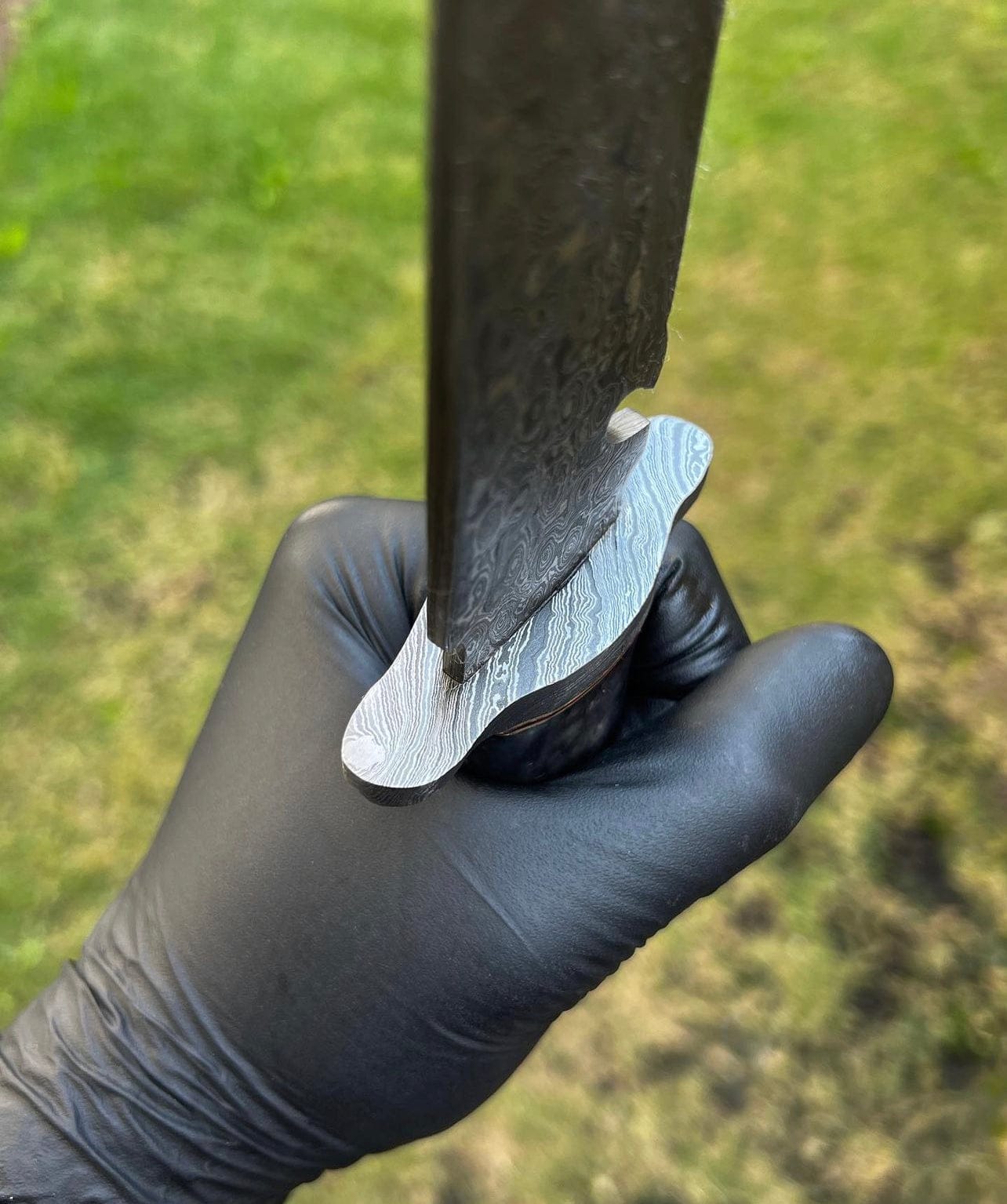 cskforged Knife Damascus Steel Camping knife