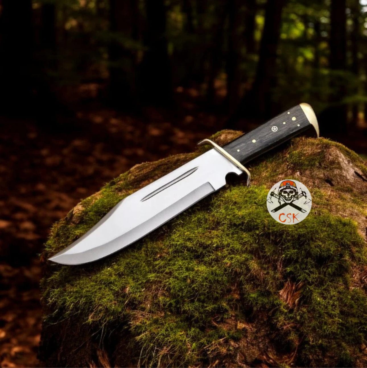 cskforged Knife Timber Rattler Western Outlaw Knife With Full Tang Beast of a Blade by cskforged