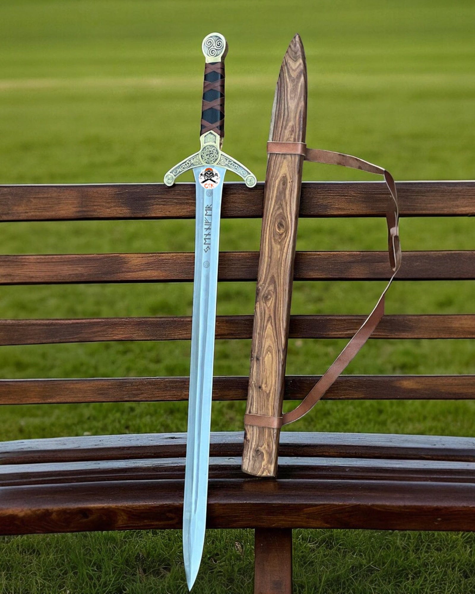 cskforged Knight sword Katherine Langford's Sword, Cursed Movie Sword