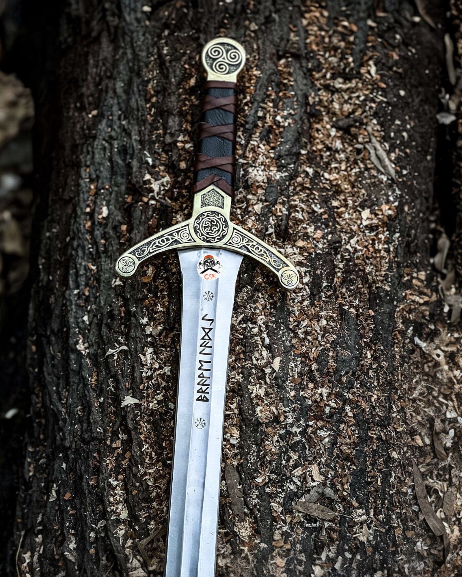 cskforged Knight sword Katherine Langford's Sword, Cursed Movie Sword