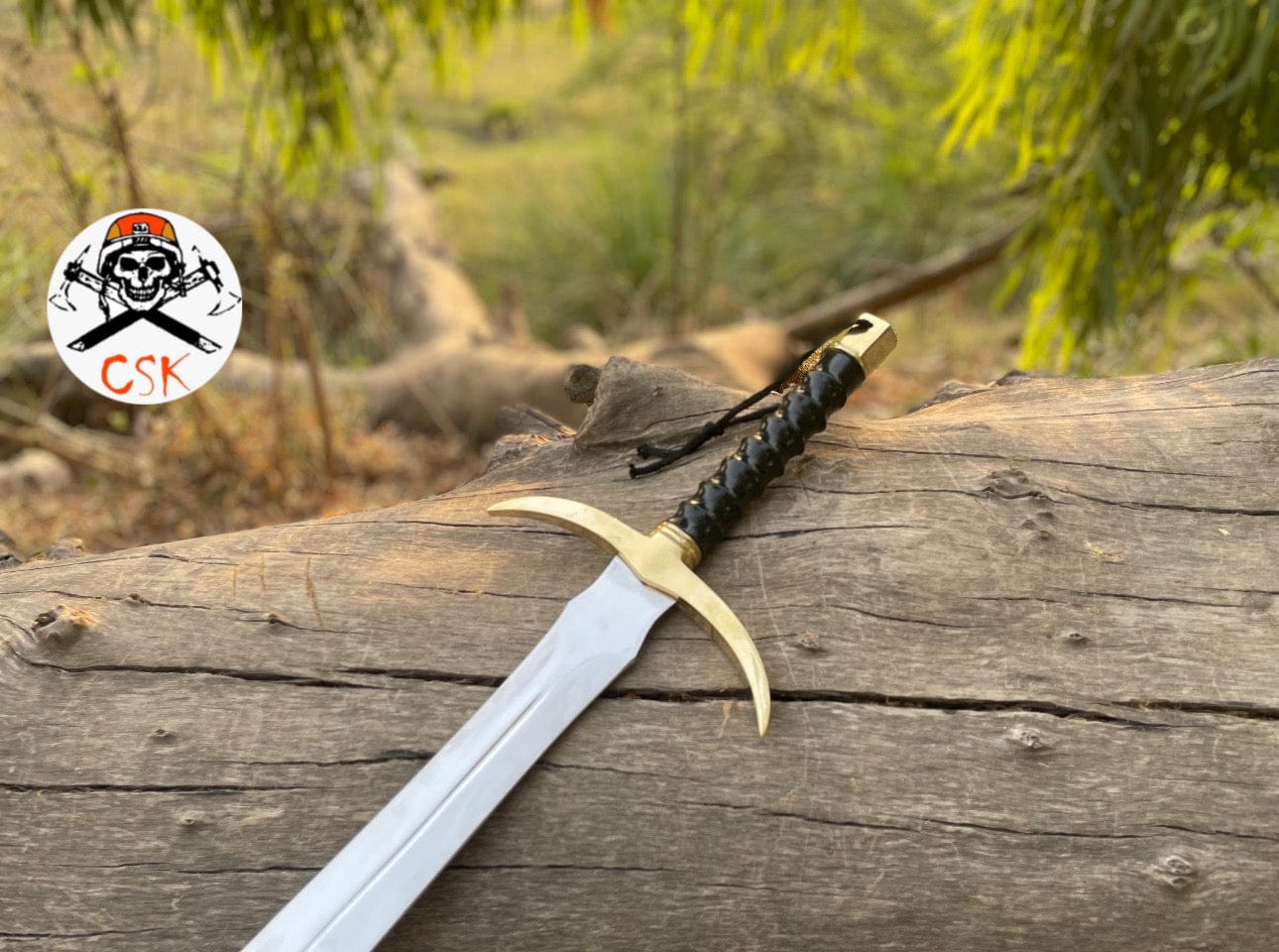 cskforged Knight sword Kingsguard Medieval Crusader Sword – High Polish Steel Blade