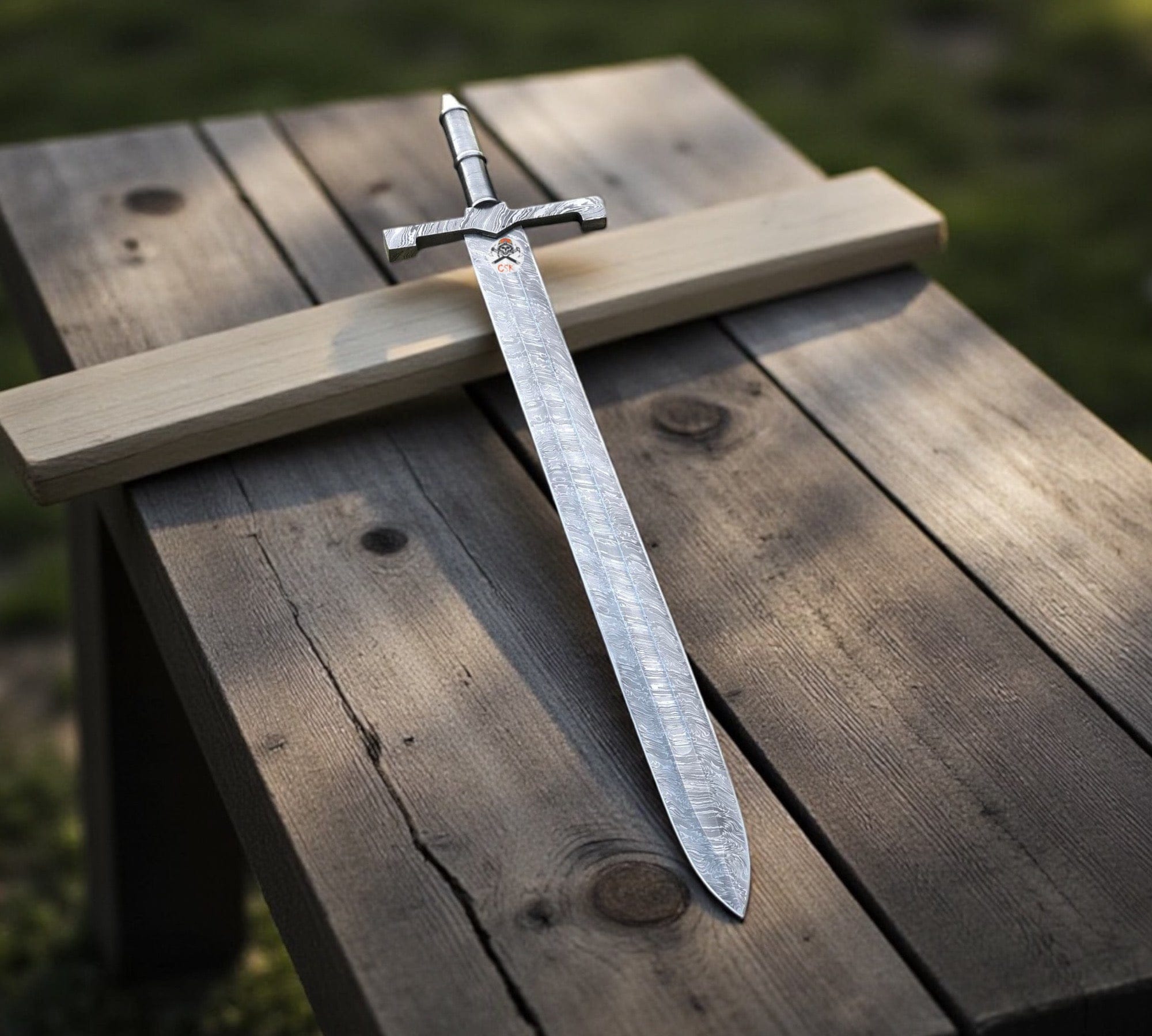 cskforged Knight sword Valyrian Dawnblade – Full Damascus Steel Medieval Sword | Hand-Forged Collector’s Masterpiece