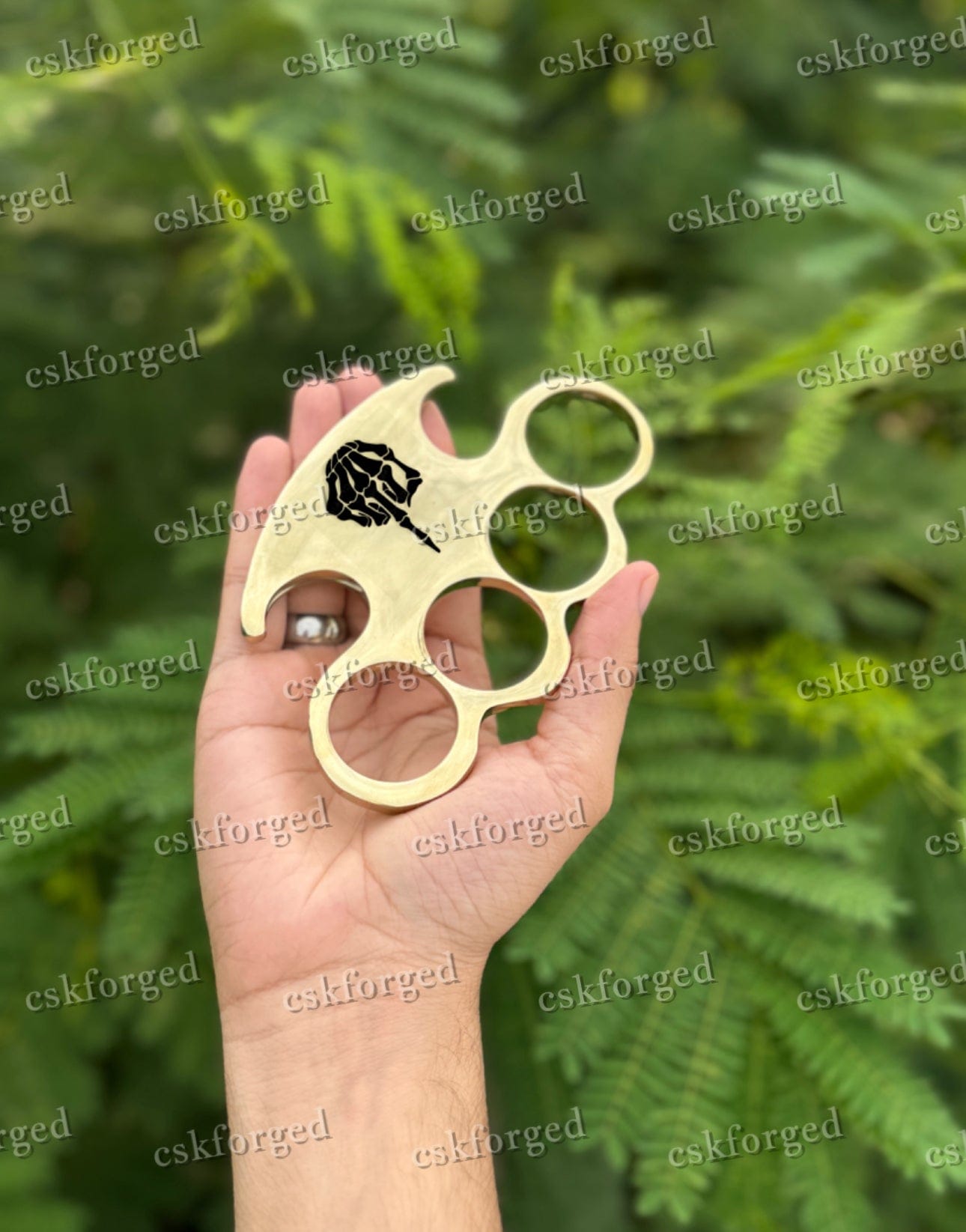 cskforged Knuckle FTW Custom Brass Knuckles - Hand-Crafted for Power and Durability