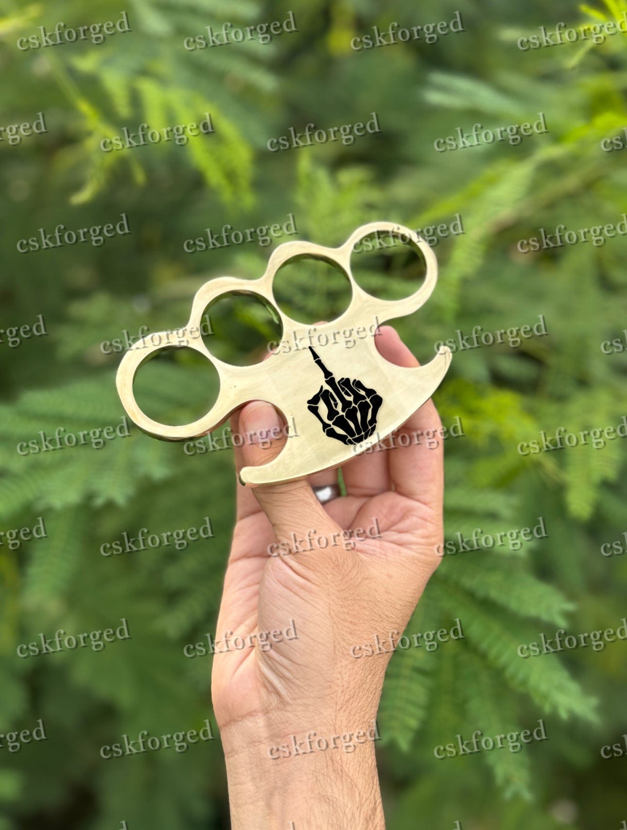 cskforged Knuckle FTW Custom Brass Knuckles - Hand-Crafted for Power and Durability