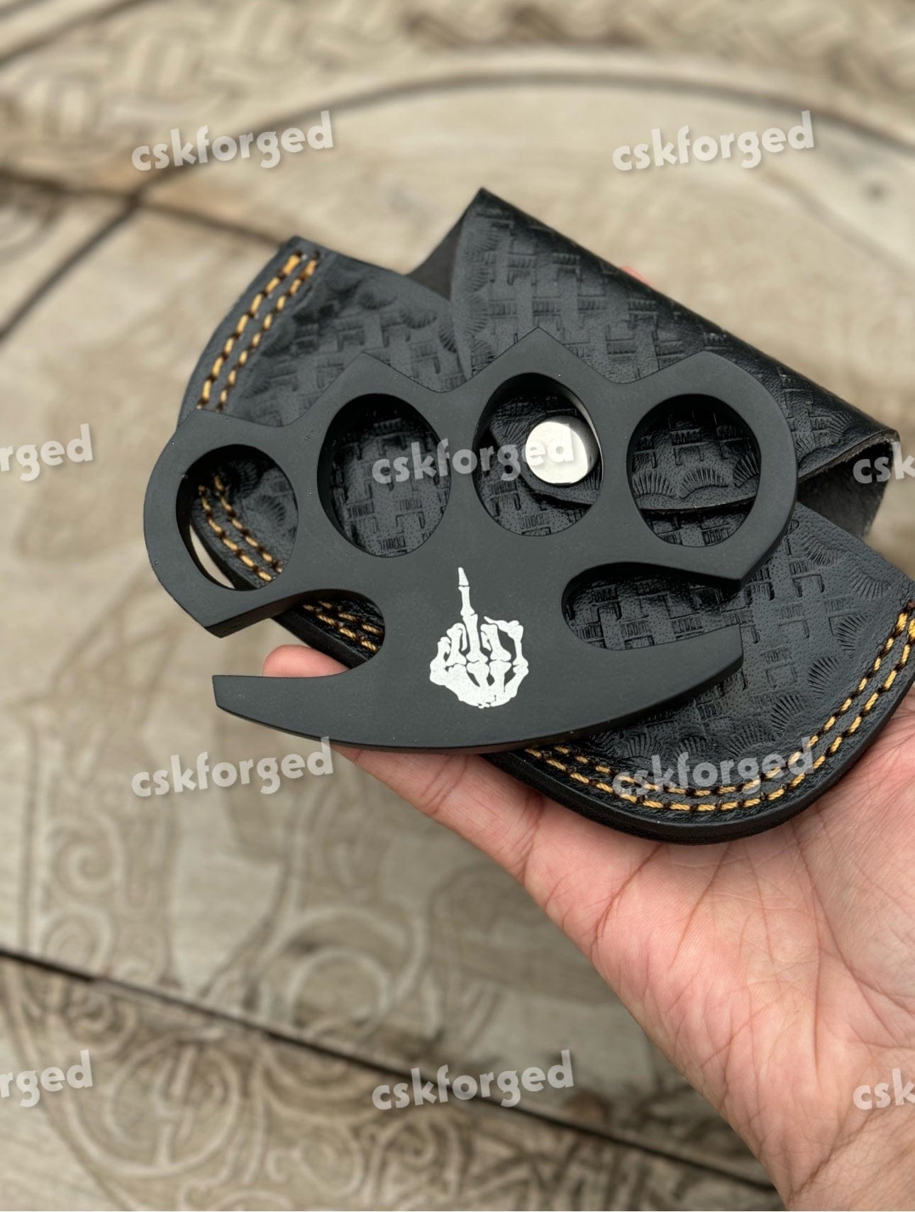 cskforged Knuckle New Premium FTW Hand Casted Black knuckle