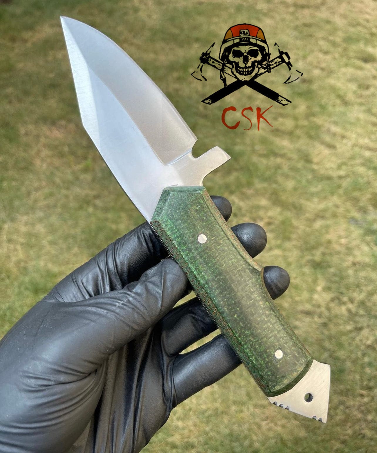 cskforged New Custom Handmade D2 Steel Hunting Knife
