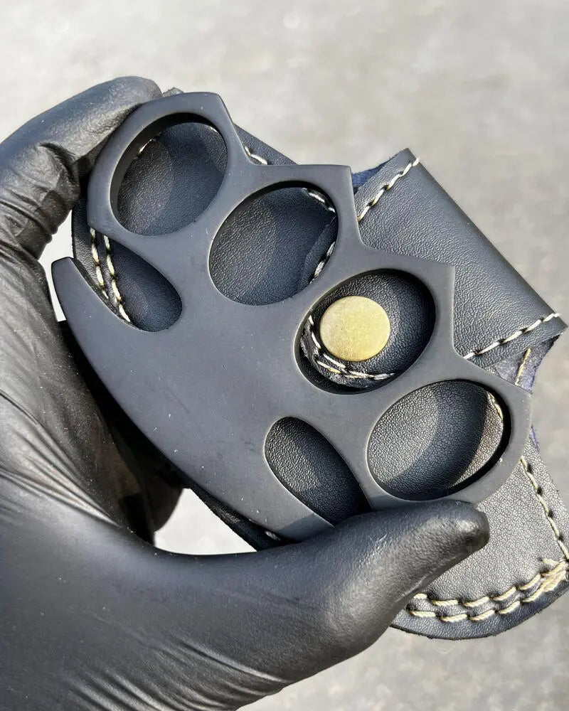 cskforged New Hand Casted Black coated  knuckle