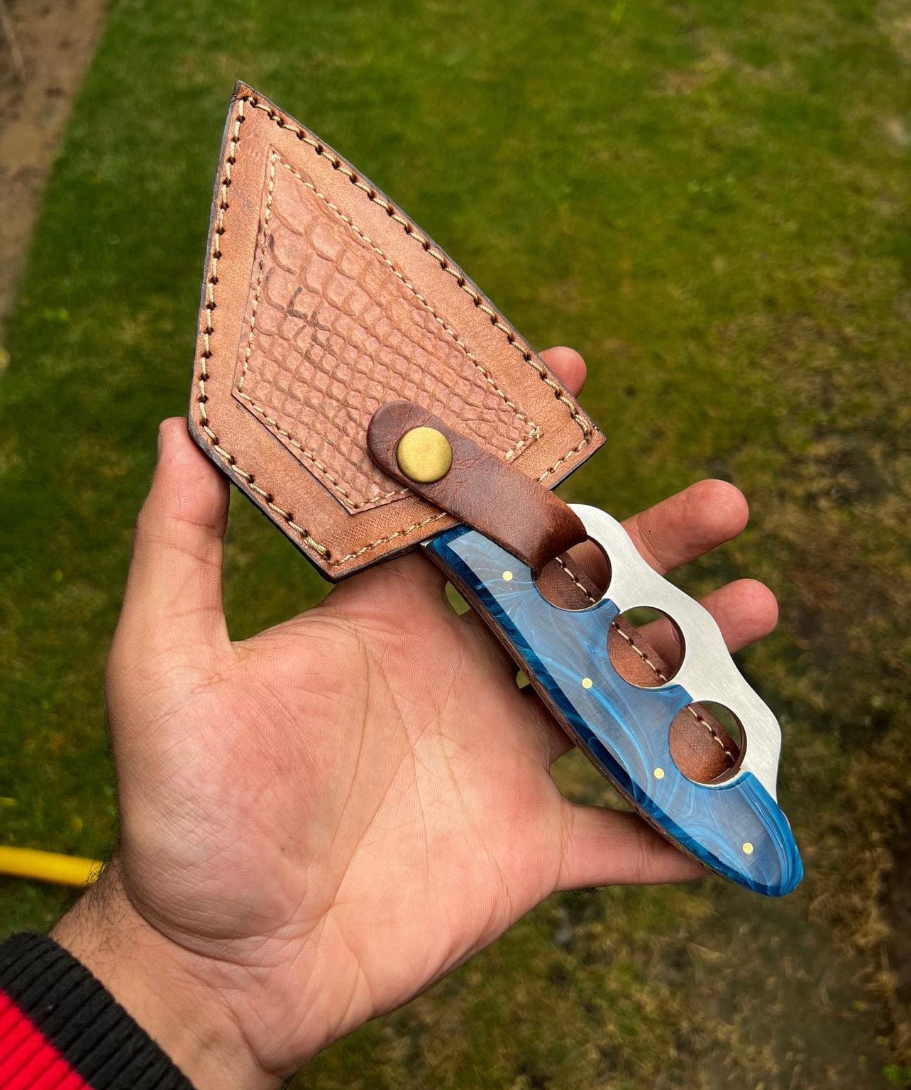 cskforged New Handforged D2 Steel Knuckle Knife