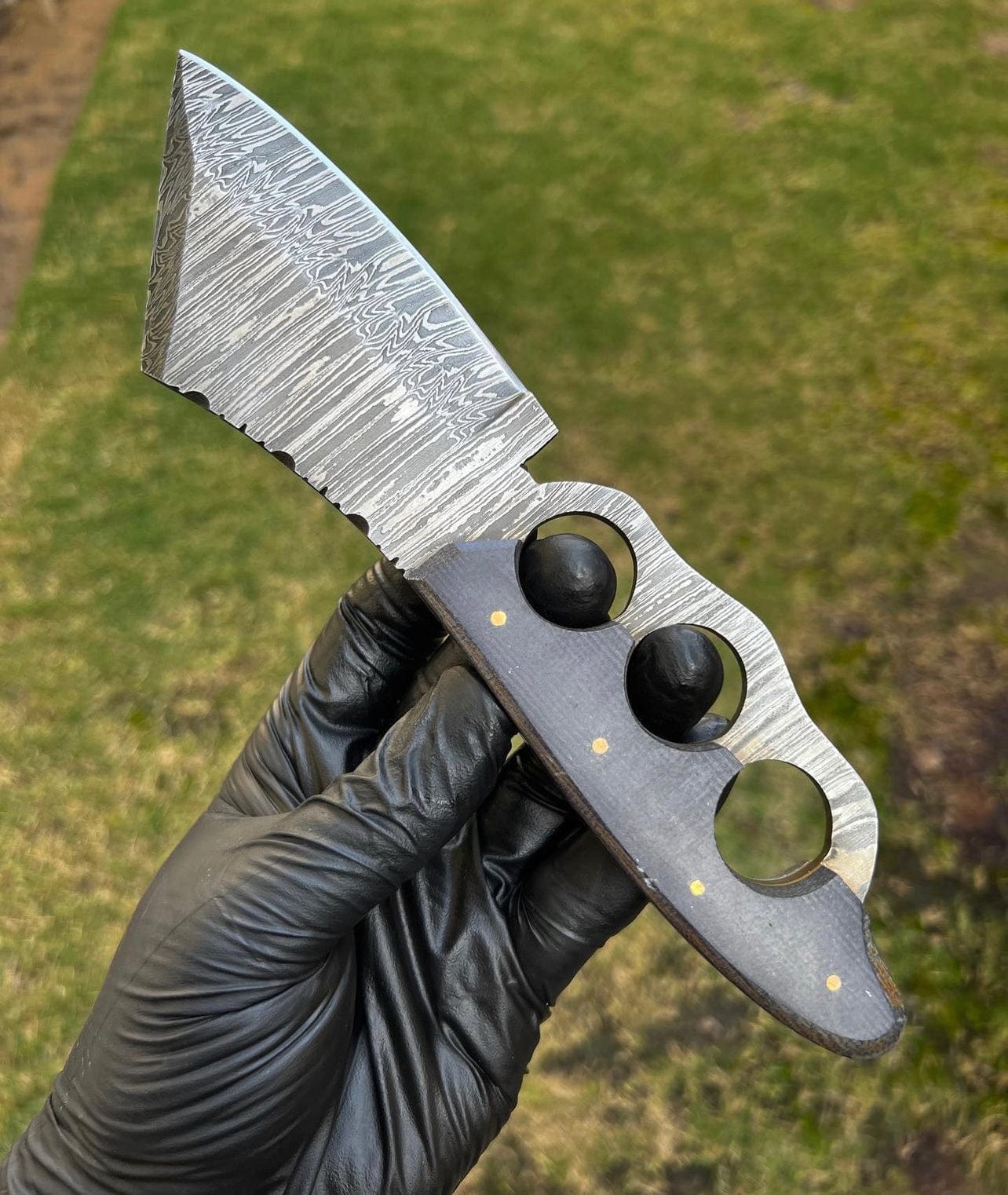 cskforged New Handmade Damascus Knuckle Knife