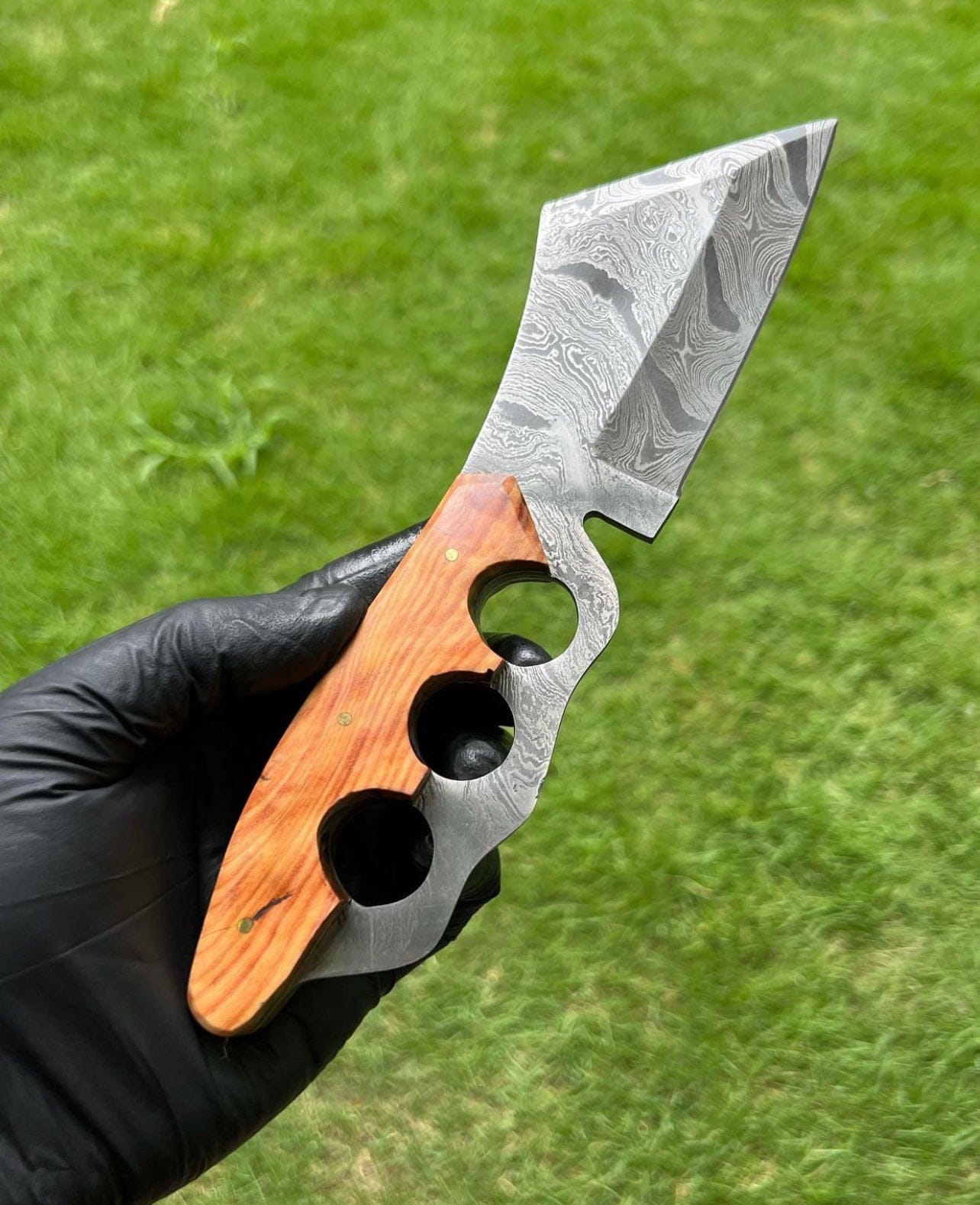 cskforged New Handmade Damascus Steel Knuckle Knife