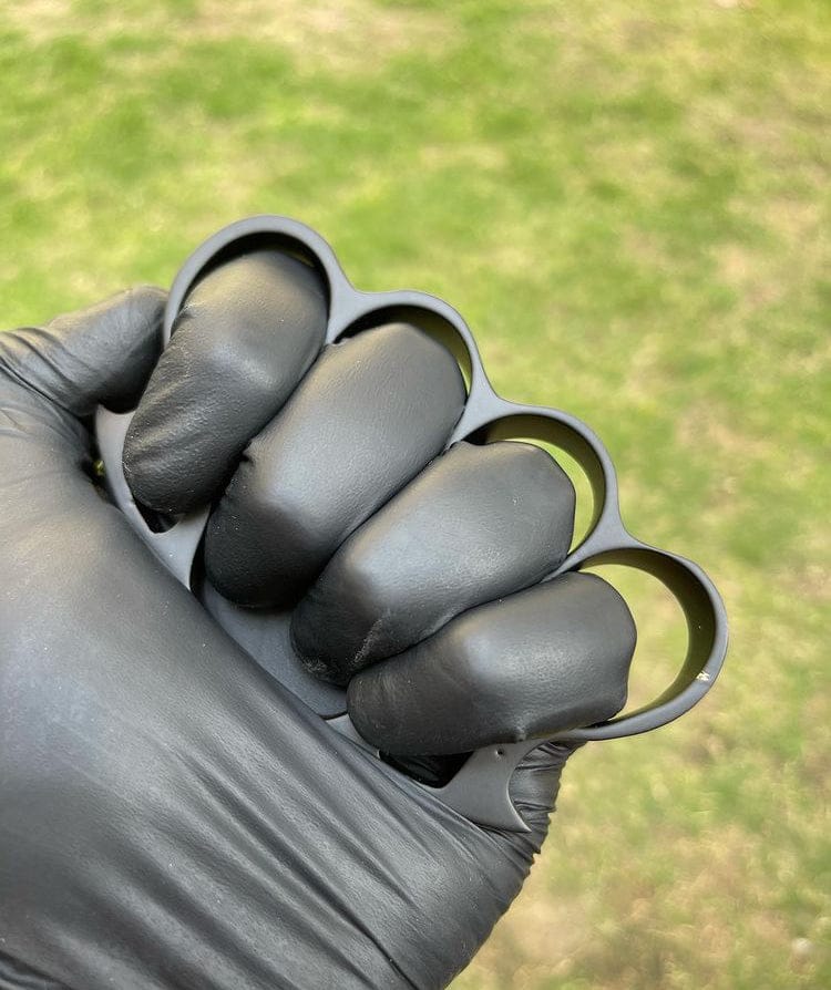 cskforged Premium Hand Casted Engraved Black Edition knuckle