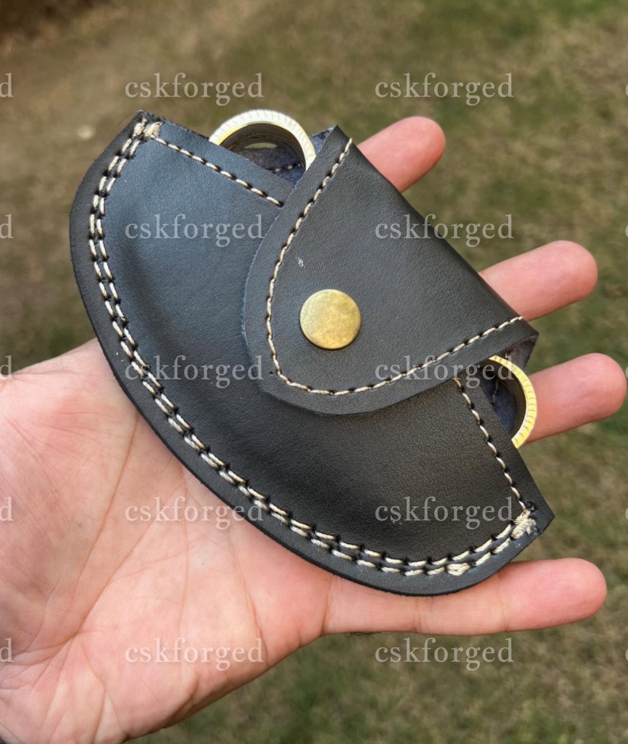 cskforged Premium Hand Casted Engraved Brass knuckle