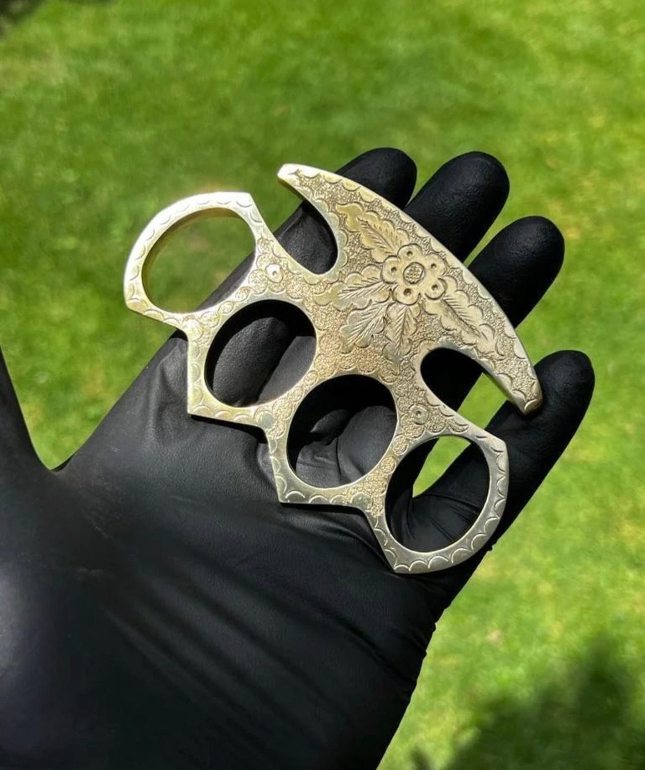 cskforged Premium Hand Engraved Brass knuckle