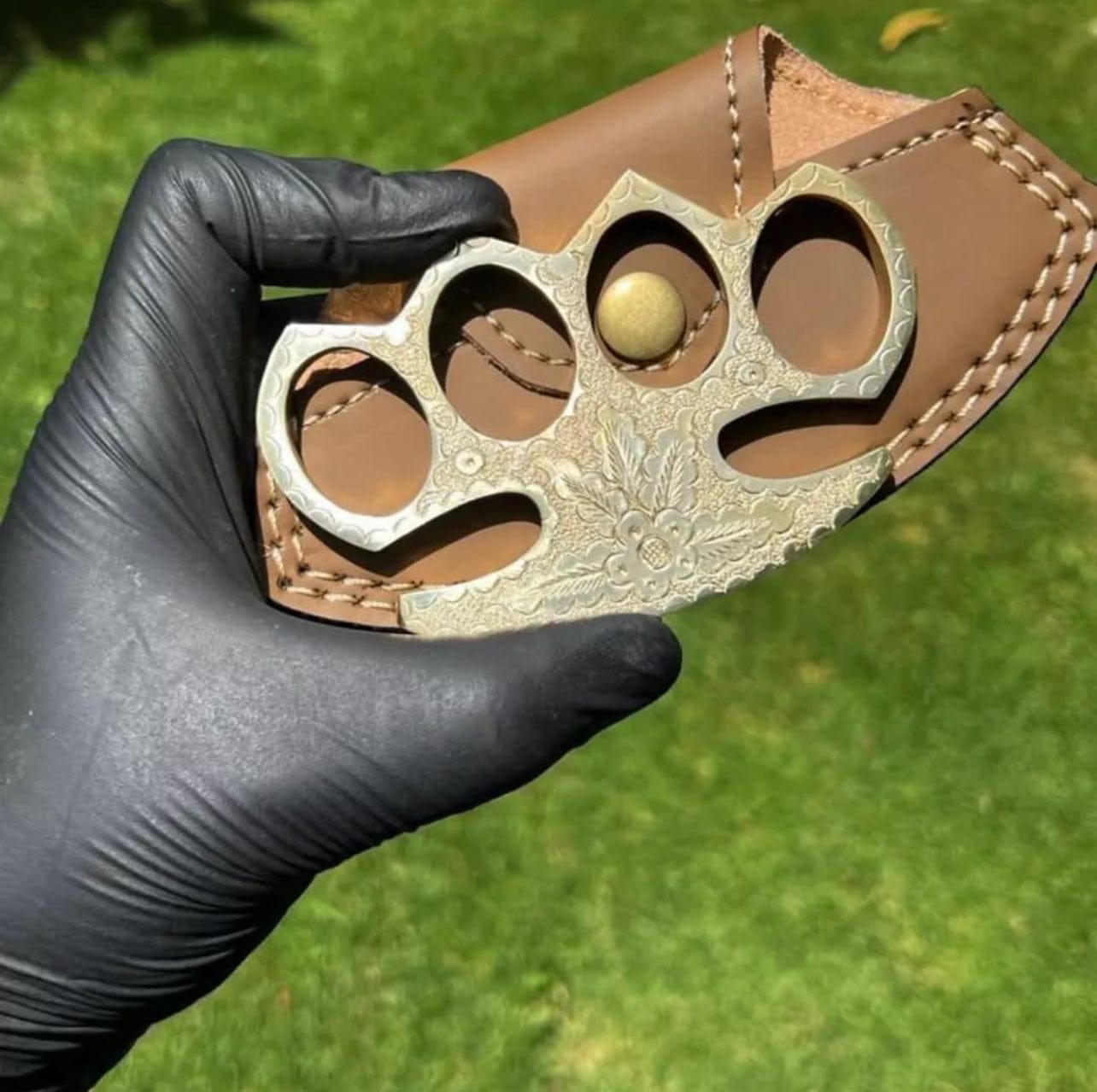 cskforged Premium Hand Engraved Brass knuckle