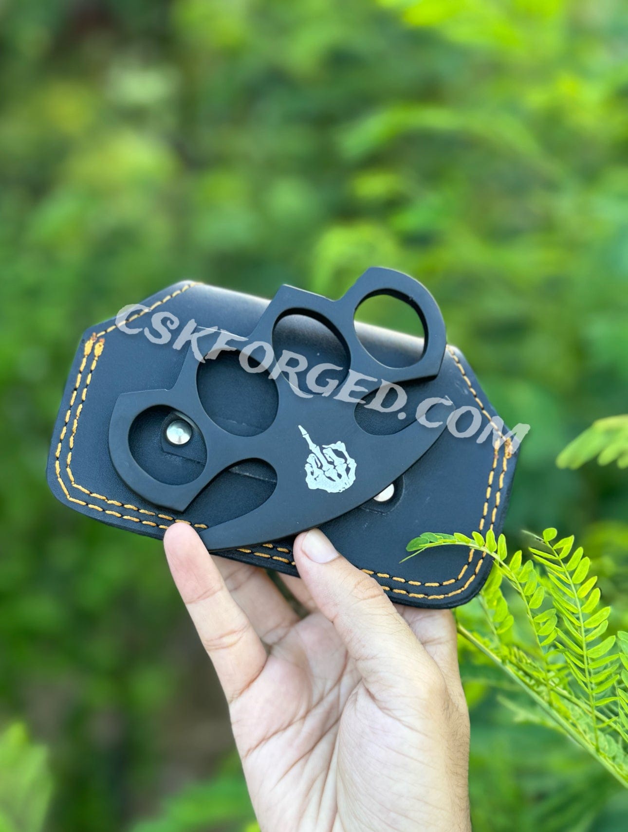 cskforged Skeleton Middle Finger Knuckle - CSK Forged Design