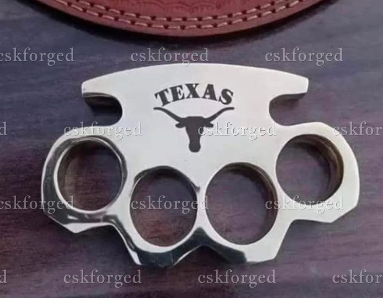 cskforged Texas Hand Casted Brass Knuckle
